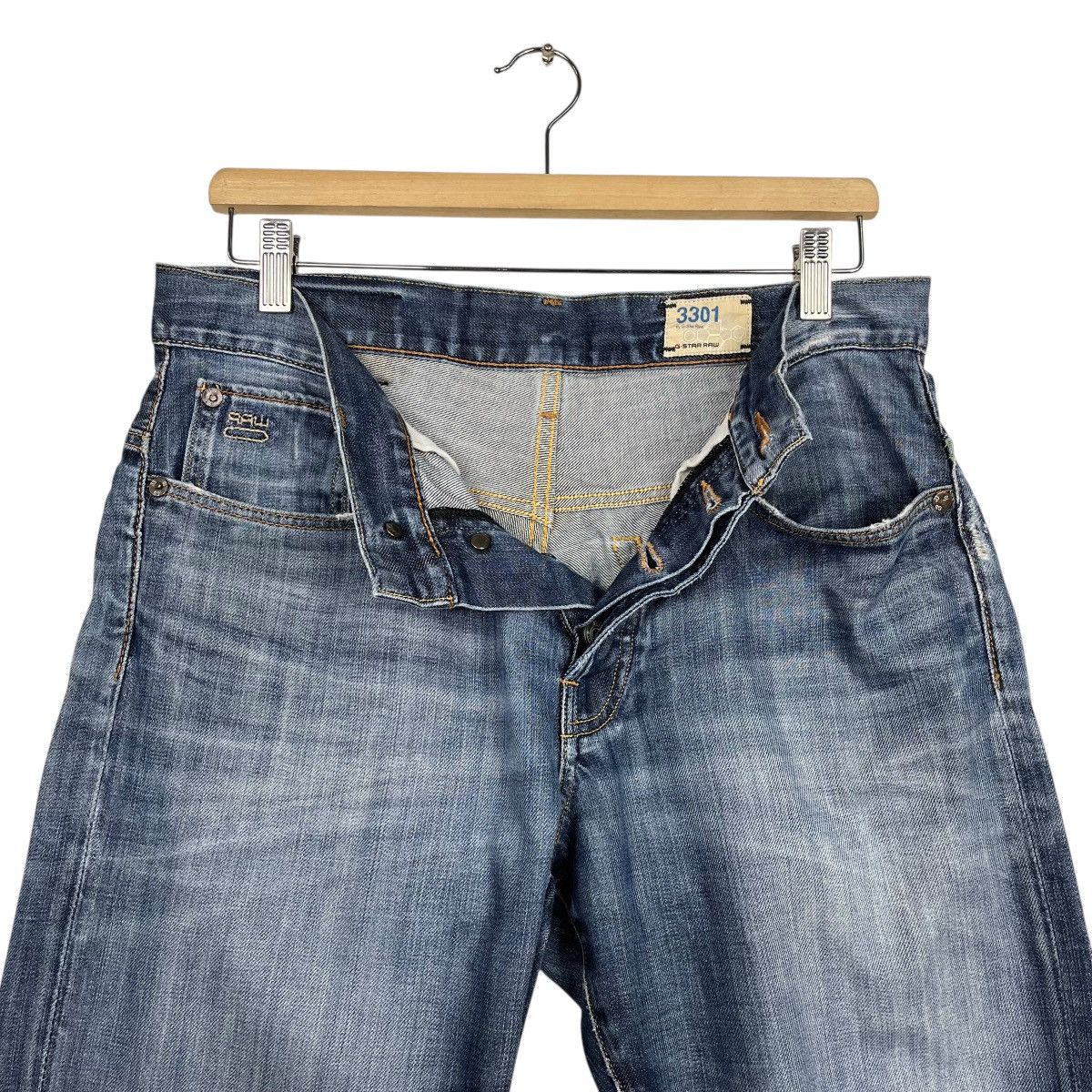 G-Star Vintage G Star Raw Denim Jeans Size US 32 / EU 48 - 15 Thumbnail