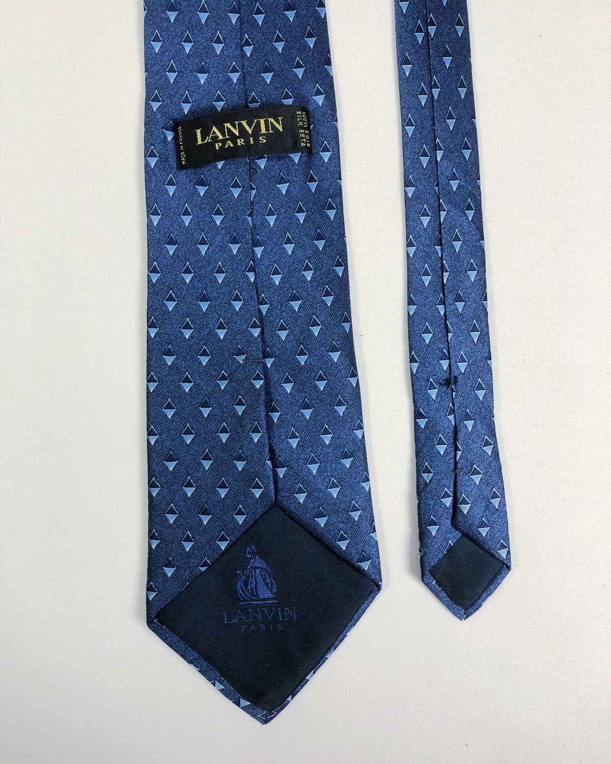 Lanvin Rare Lanvin Paris Silk Tie Made in France Size ONE SIZE - 4 Thumbnail