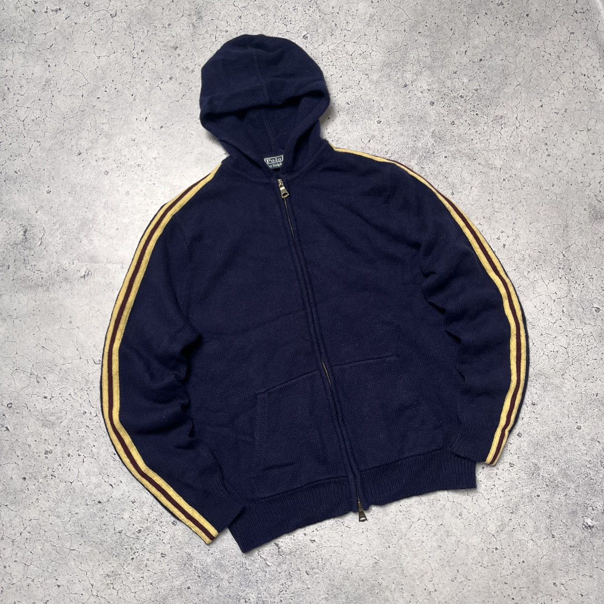 Polo Ralph Lauren × Vintage Vintage Polo Ralph Lauren Sweater Knitted Jacket Y2K Zip Size US M / EU 48-50 / 2 - 10 Thumbnail