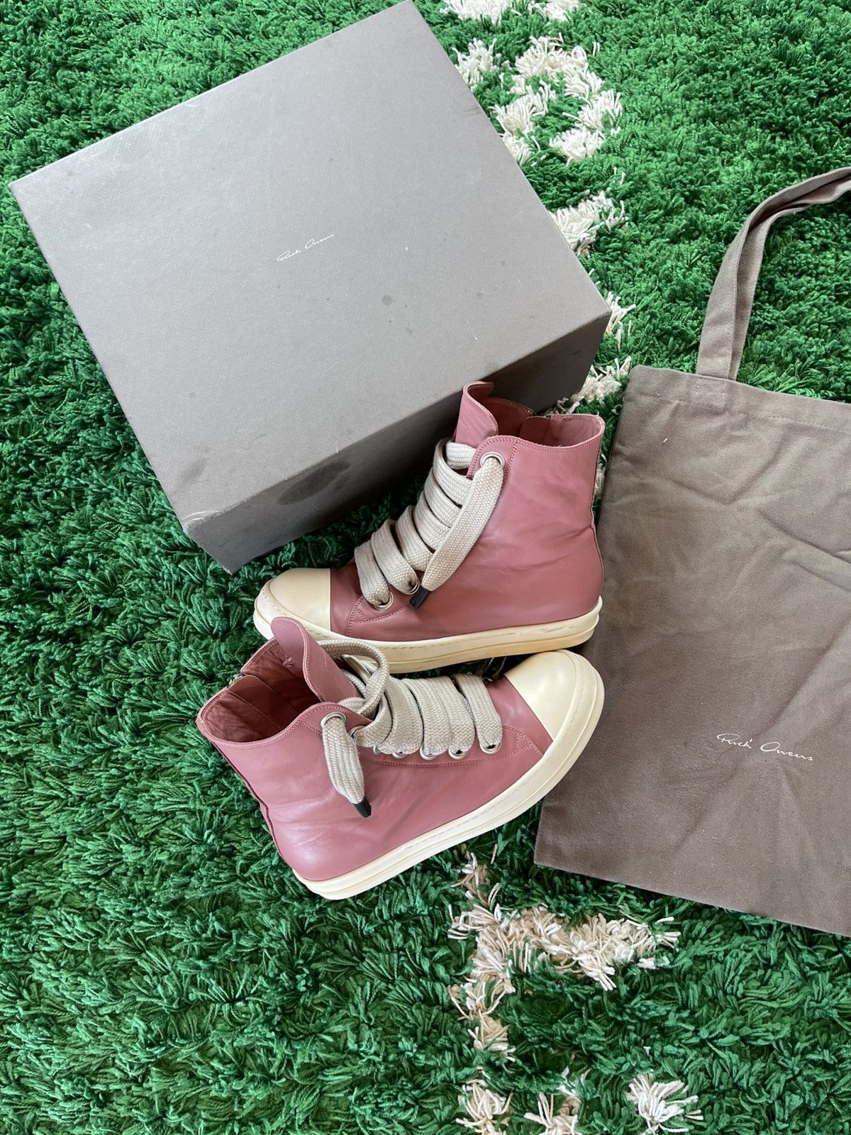 Rick Owens Rick Owens Thulian Pearl Jumbo Lace (Black Tip) Size US 11.5 / EU 44-45 - 2 Thumbnail