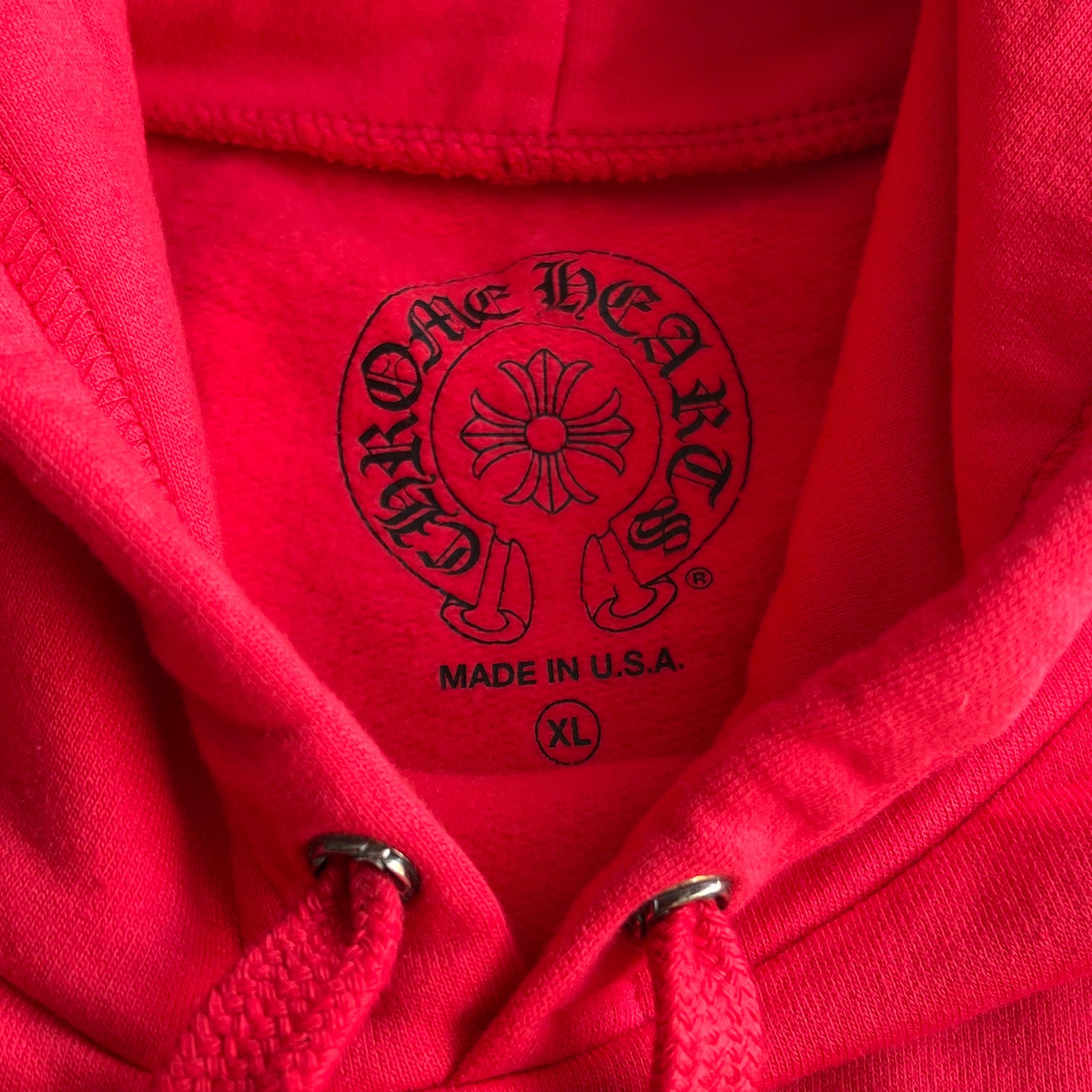 Chrome Hearts Chrome Hearts Scroll Hoodie Red Size US XL / EU 56 / 4 - 11 Thumbnail