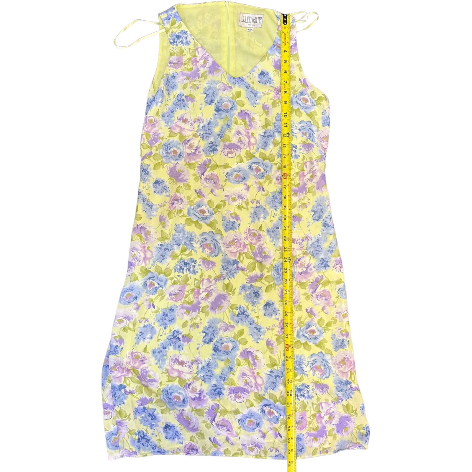 Vintage Vintage Floral A-Line Midi Dress | 12 P | Julian Taylor Size XL / US 12-14 / IT 48-50 - 6 Thumbnail