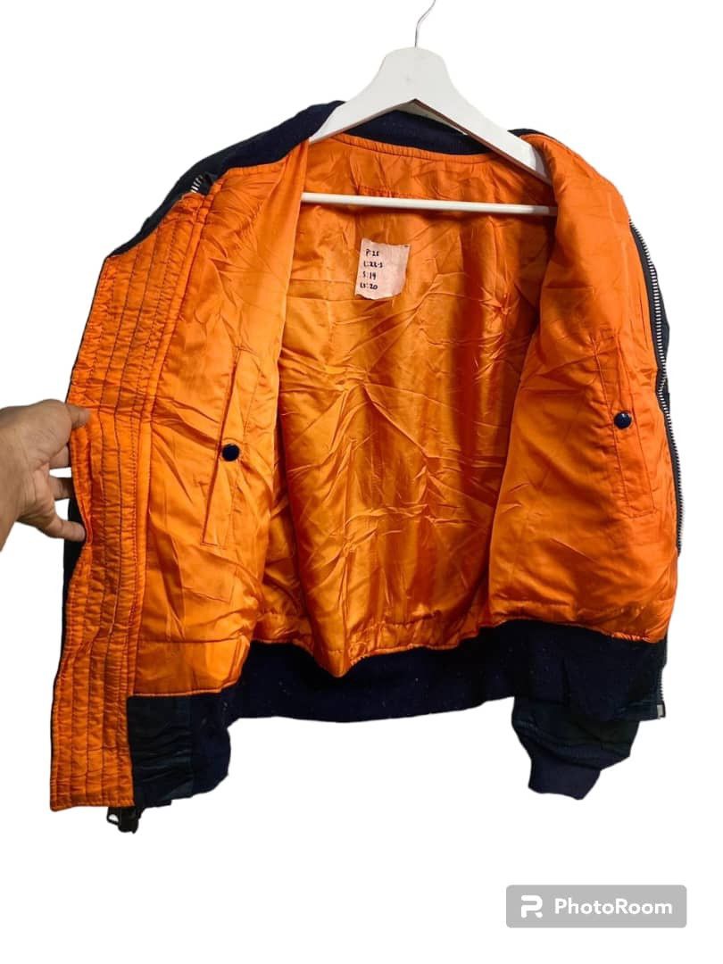 Alpha Industries × Vintage Vintage Alpha Industries Flight Bomber Jacket (Navy Blue) Size US L / EU 52-54 / 3 - 10 Thumbnail