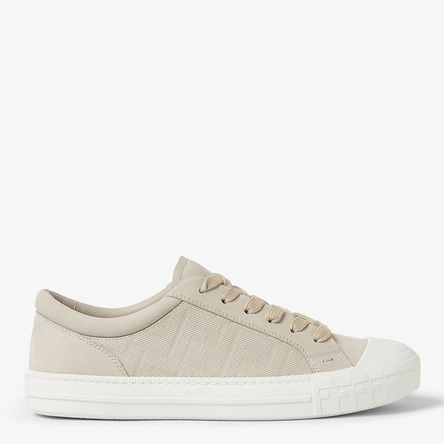 Fendi o1d2blof0226 Low-Top Sneakers in Beige Size US 7 / EU 40 - 1 Thumbnail