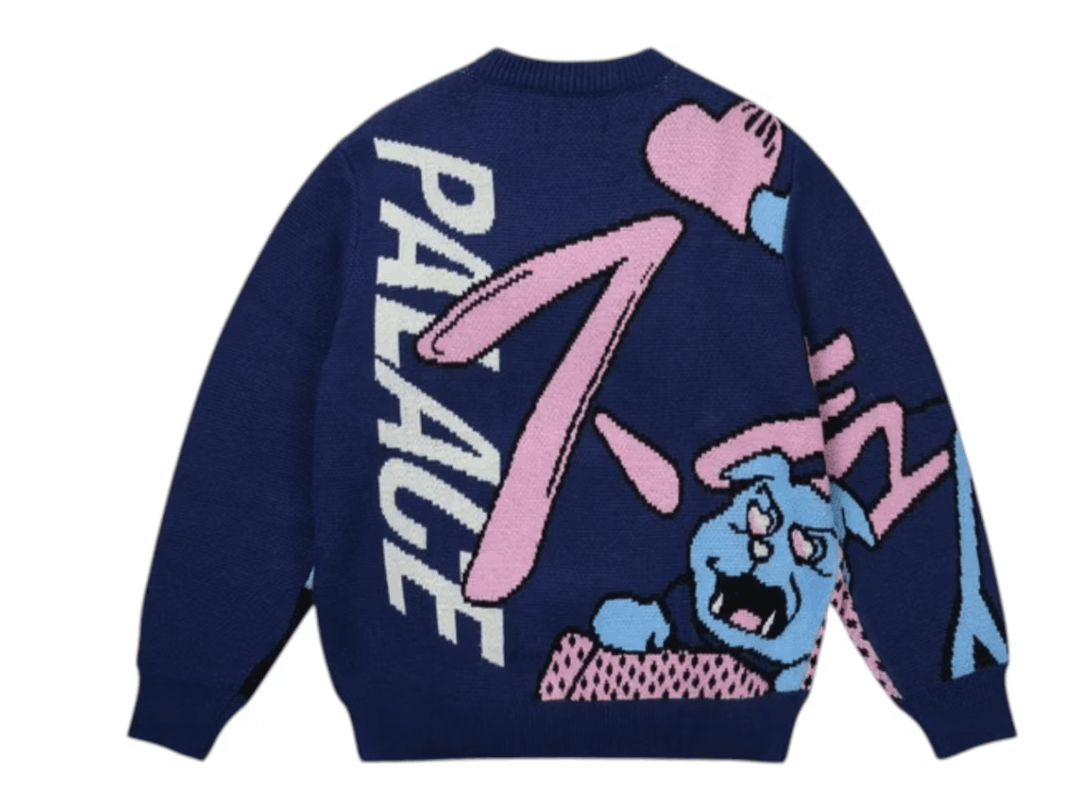 Palace Palace Rear View Knit Blue Size M Size US M / EU 48-50 / 2 - 2 Thumbnail