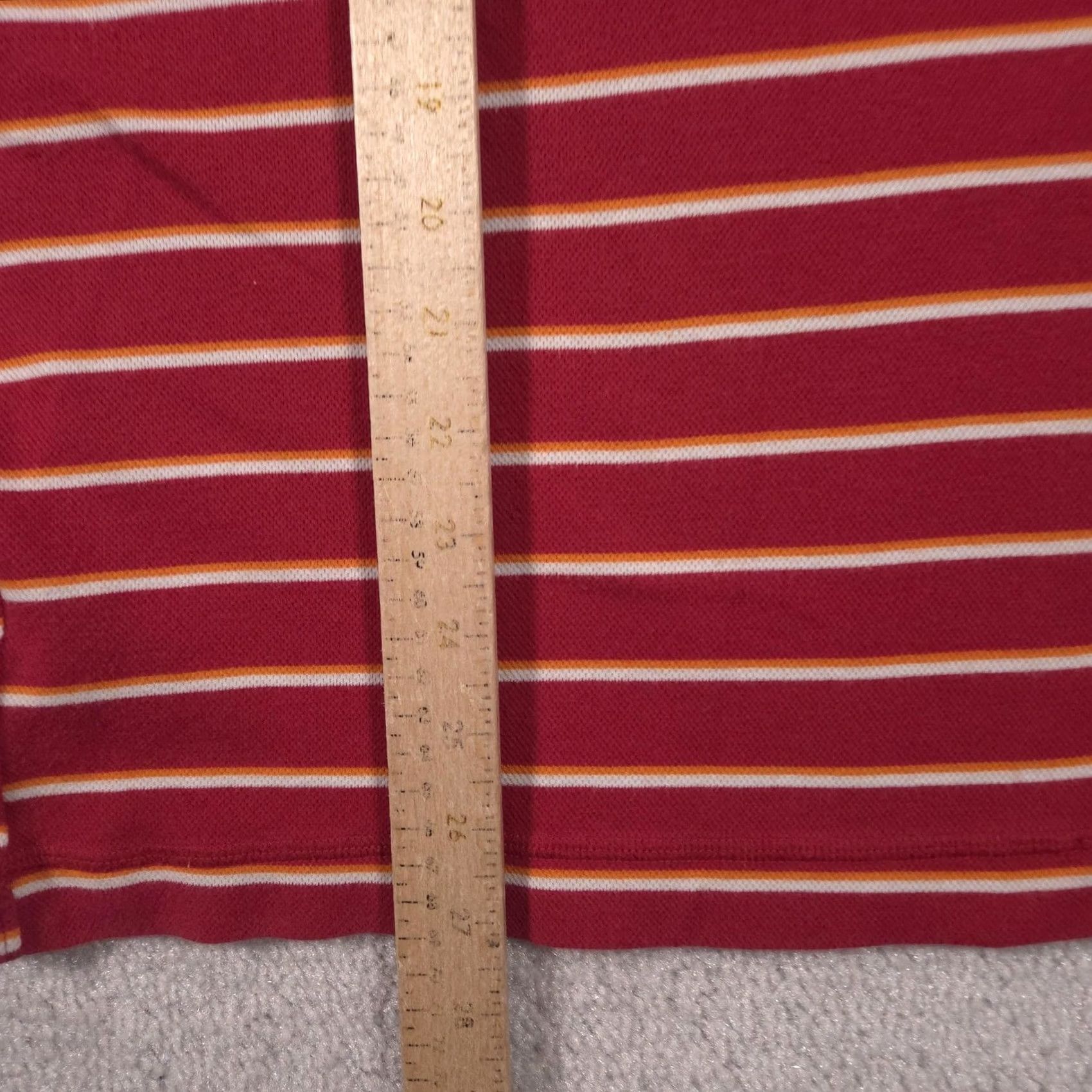 Nike Nike Polo Shirt Mens XL Red Striped The Athletic Dept. Casual Athletic Top Size US XL / EU 56 / 4 - 7 Thumbnail