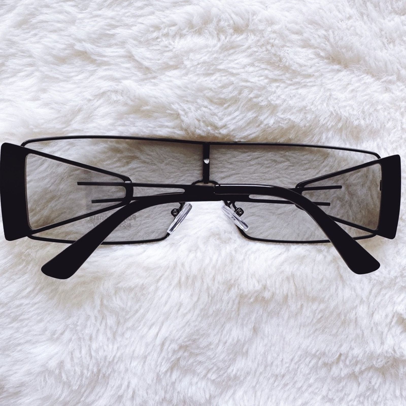 Other Sandy Clear Black Wrap-Around Sunglasses Size ONE SIZE - 13 Thumbnail