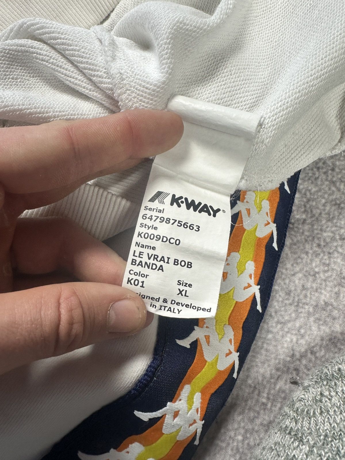 K-Way × Kappa Vintage Kappa K-way Lampas Hoodie Sportswear Rare Casual XL Size US XL / EU 56 / 4 - 5 Thumbnail