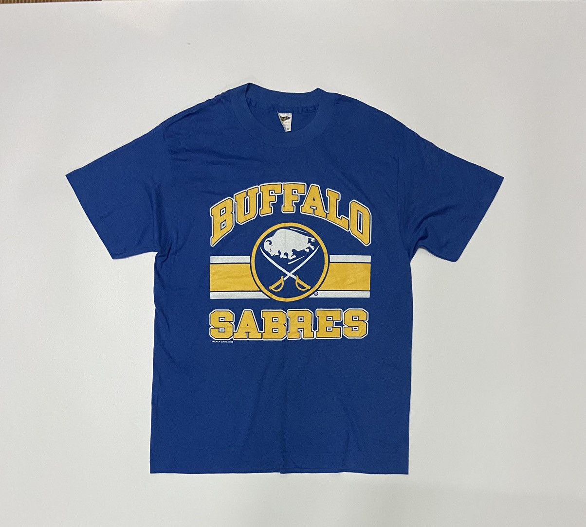NHL VINTAGE NHL BUFFALO SABERS 80's TEE Size US L / EU 52-54 / 3 - 1 Thumbnail