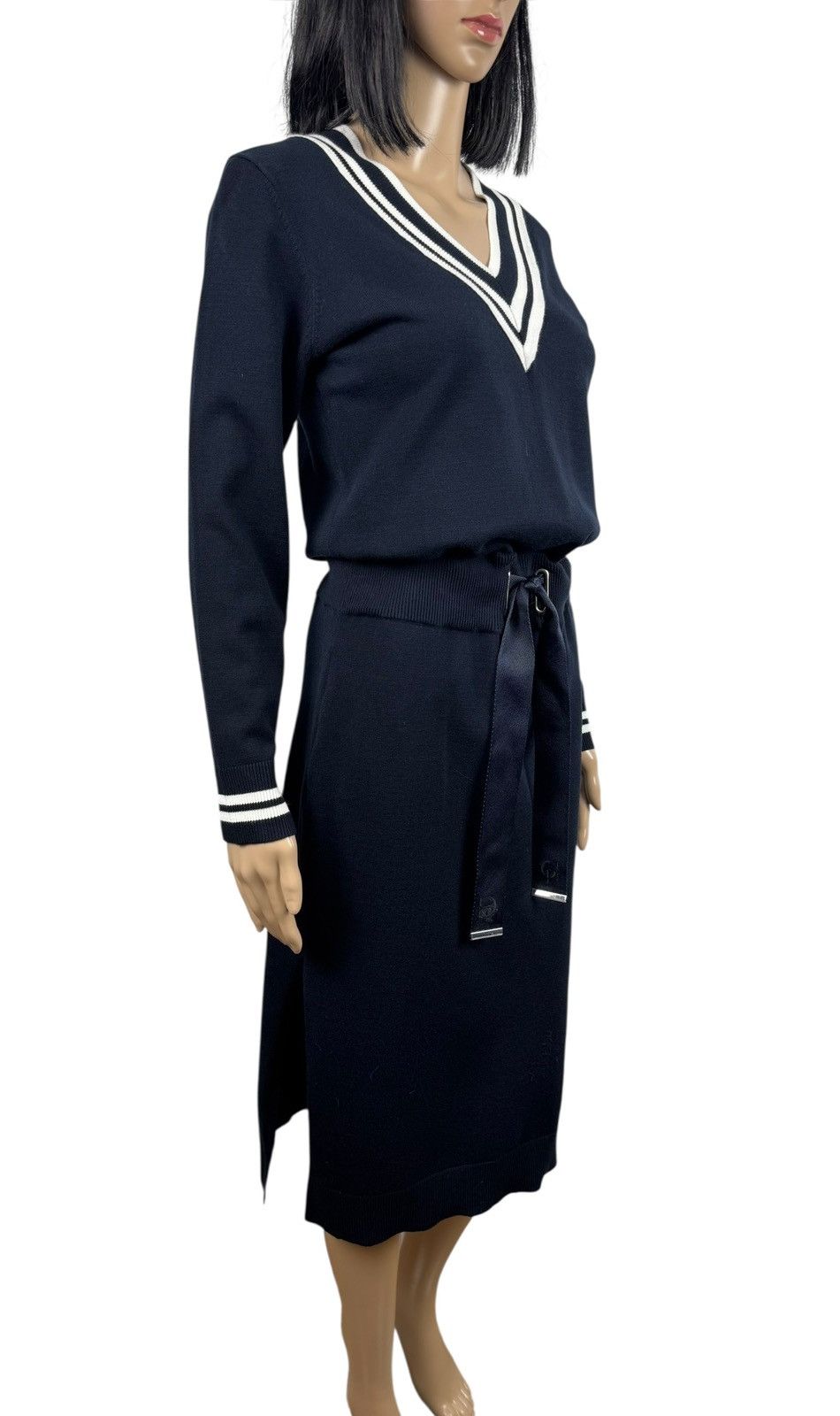 Other Claudie Pierlot Viscose Knit V-Neck Dress Drawsting size 1 Size S / US 4 / IT 40 - 3 Thumbnail
