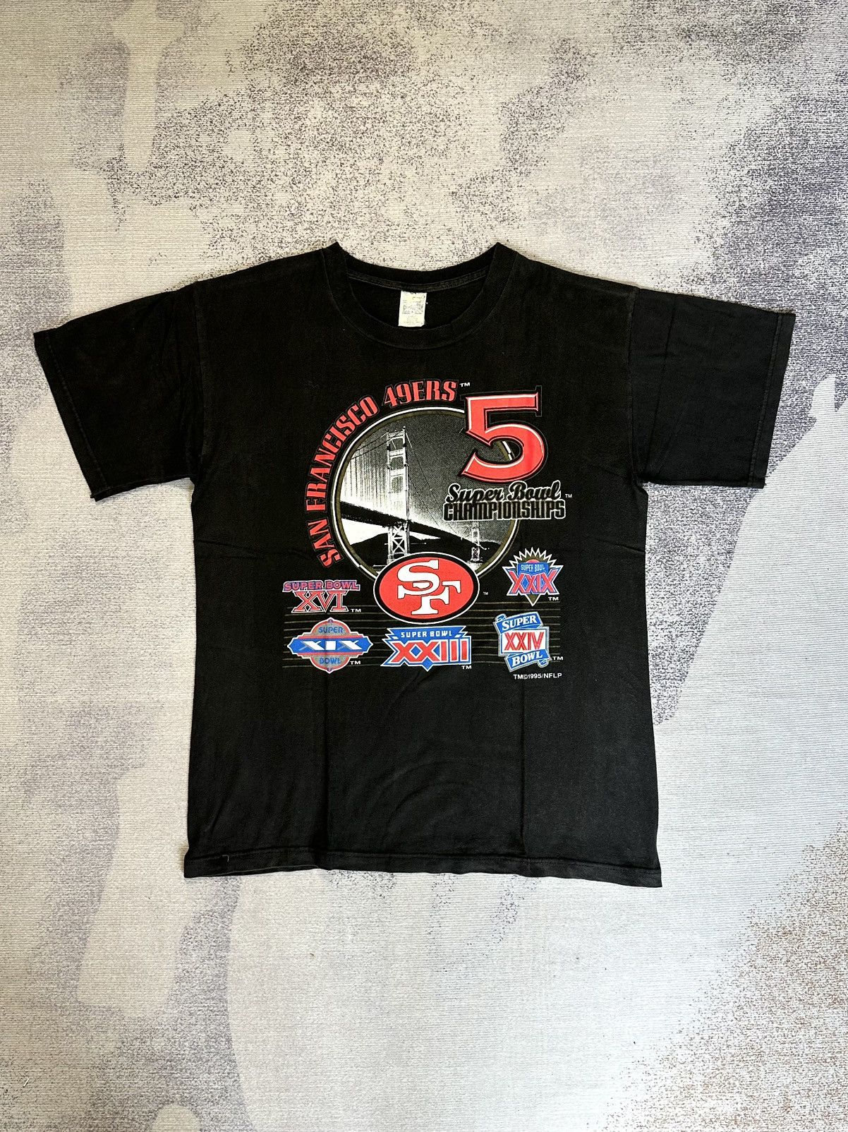 Vintage Vintage NFL San Francisco 49ers Superbowl 90s T-Shirts Size US L / EU 52-54 / 3 - 1 Thumbnail