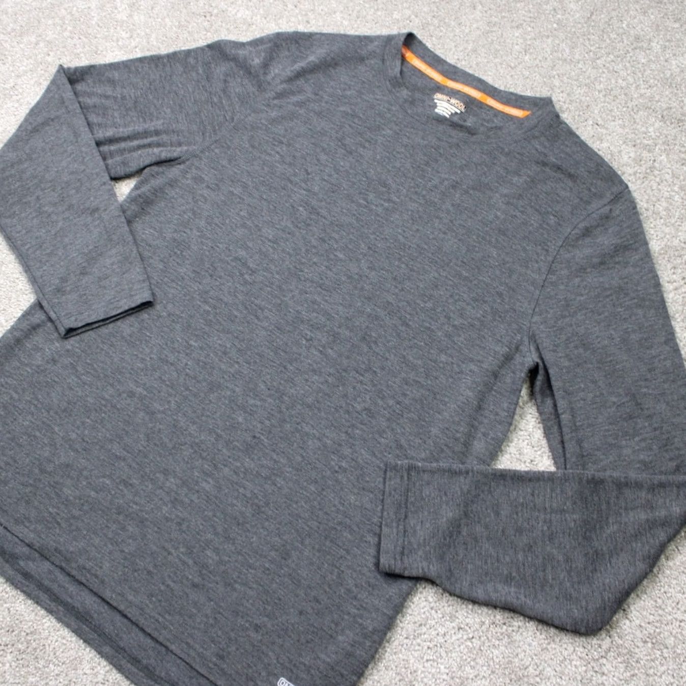 Vintage Omni-Wool Shirt Mens 2XL Gray Long Sleeve Lined Wool Blend Polyester Crew Neck Size US XXL / EU 58 / 5 - 3 Thumbnail