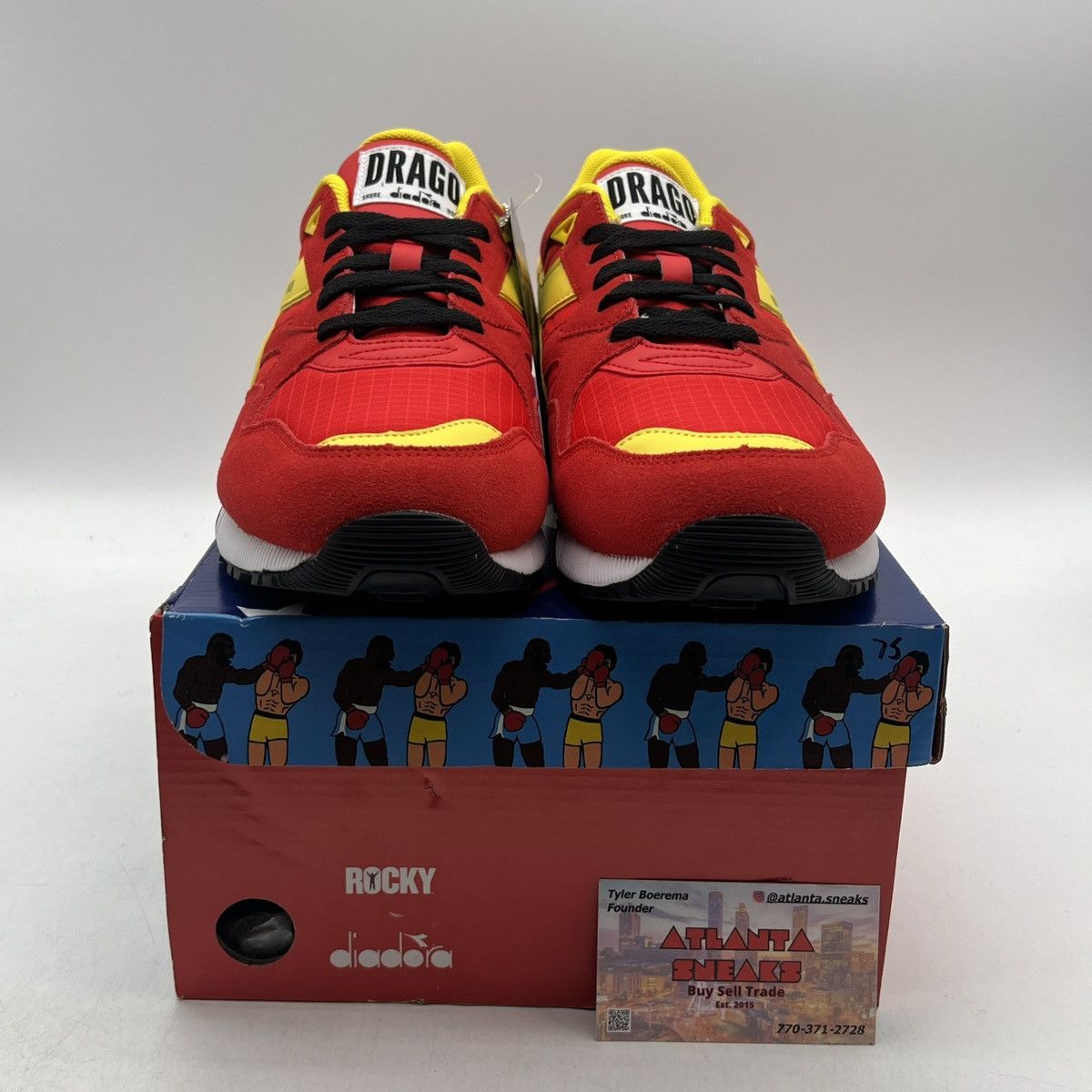 Diadora Foot locker x n9002 Rocky balboa sagas Ivan drago Size US 11.5 / EU 44-45 - 2 Thumbnail