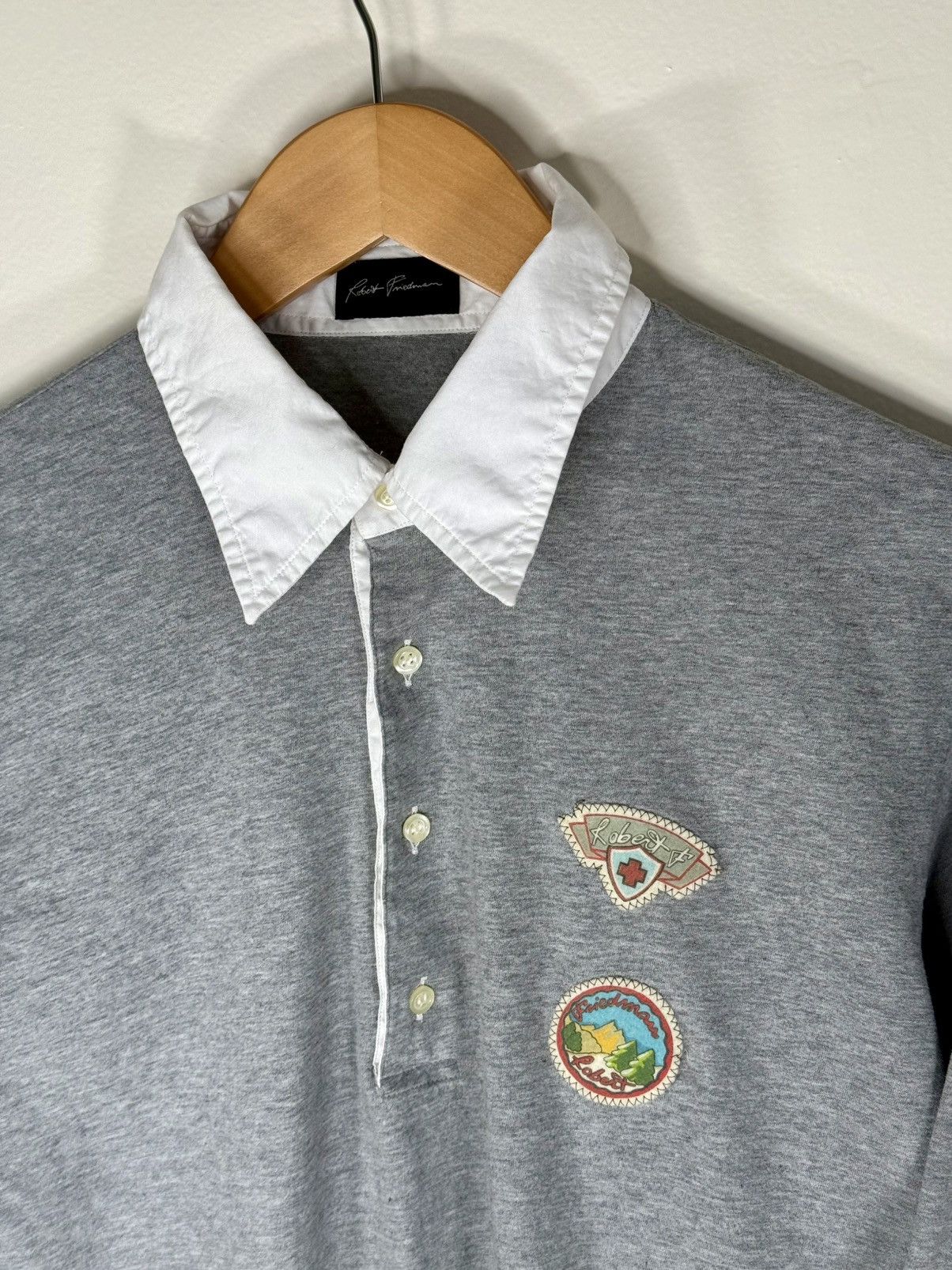 Vintage Vintage Robert Friedman Inspired Polo Long Sleeve - Size L Size US L / EU 52-54 / 3 - 2 Thumbnail