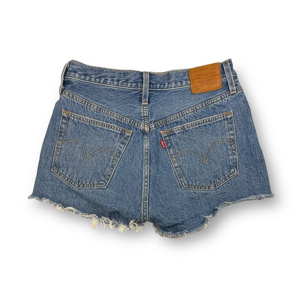Levi's 501 Buttonfly Big E Jean Cutoff Shorts Size 28