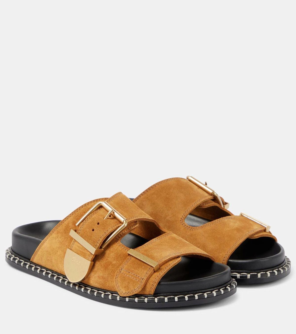 Chloe o1loc1c0625 Rebecca Slides in Sand Brown Size US 7 / IT 37 - 1 Thumbnail