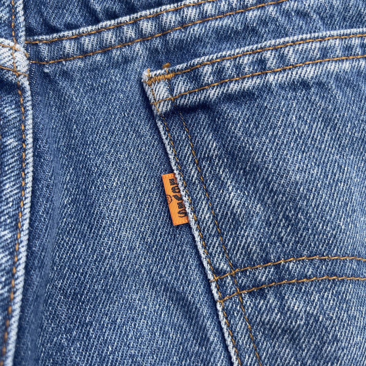 Buy Vintage 70s/80s Orange Tab Levi’s Jeans - size 35