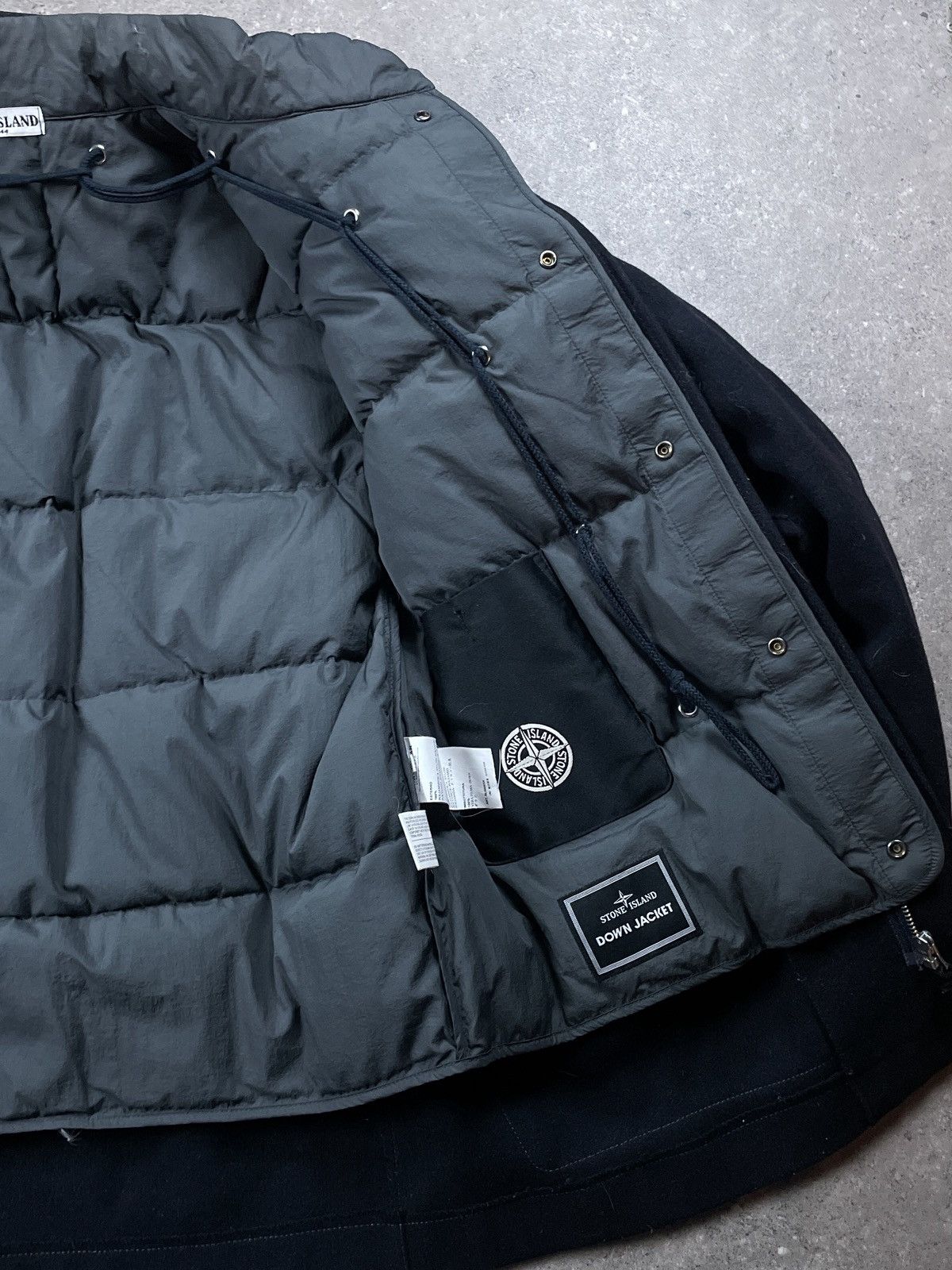 Stone Island 📌Vintage STONE ISLAND Wool Down Jacket Size US XL / EU 56 / 4 - 6 Thumbnail