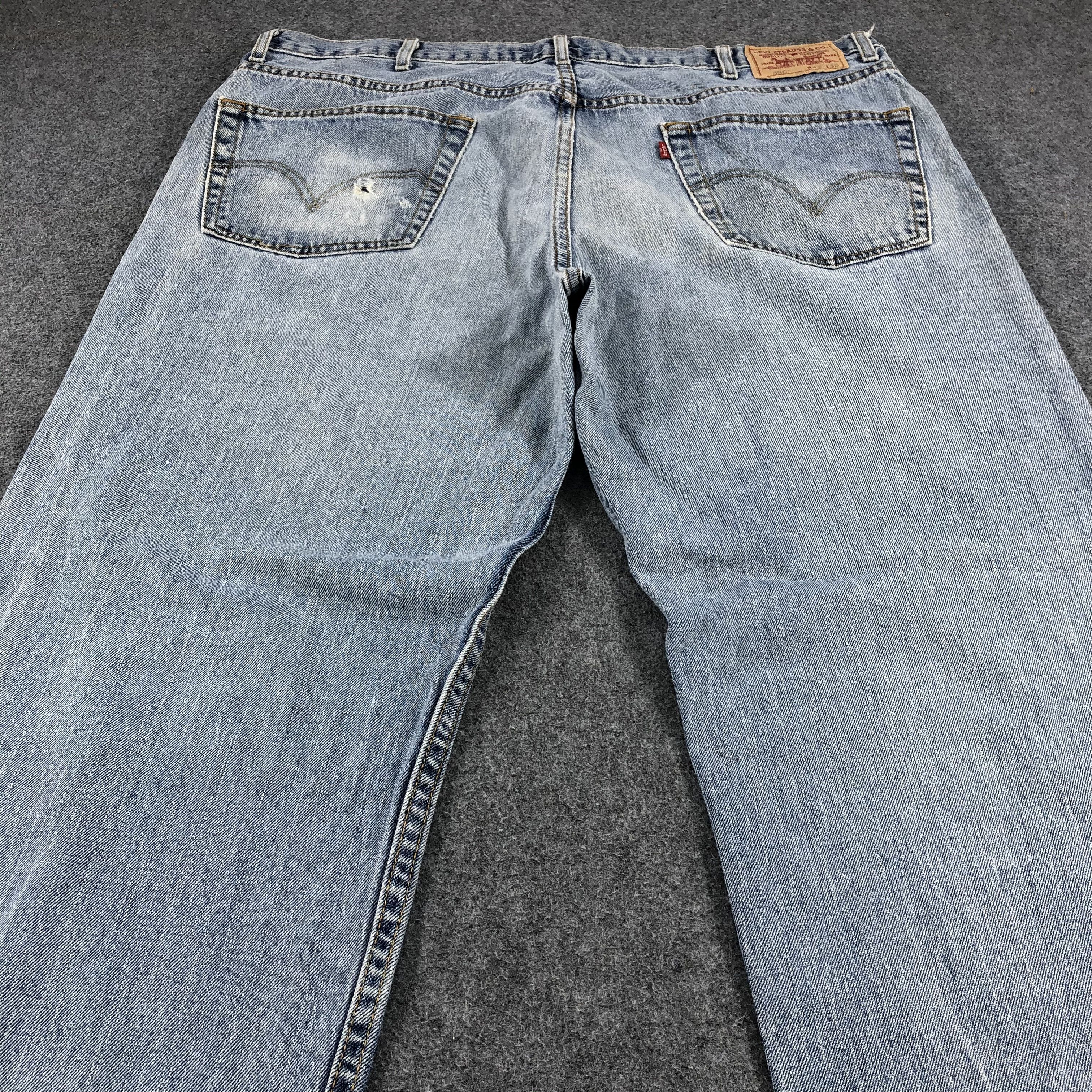 Levi's Vintage Levis Jeans Lot 550 Light Washed Denim-J928 Size US 42 / EU 58 - 4 Thumbnail