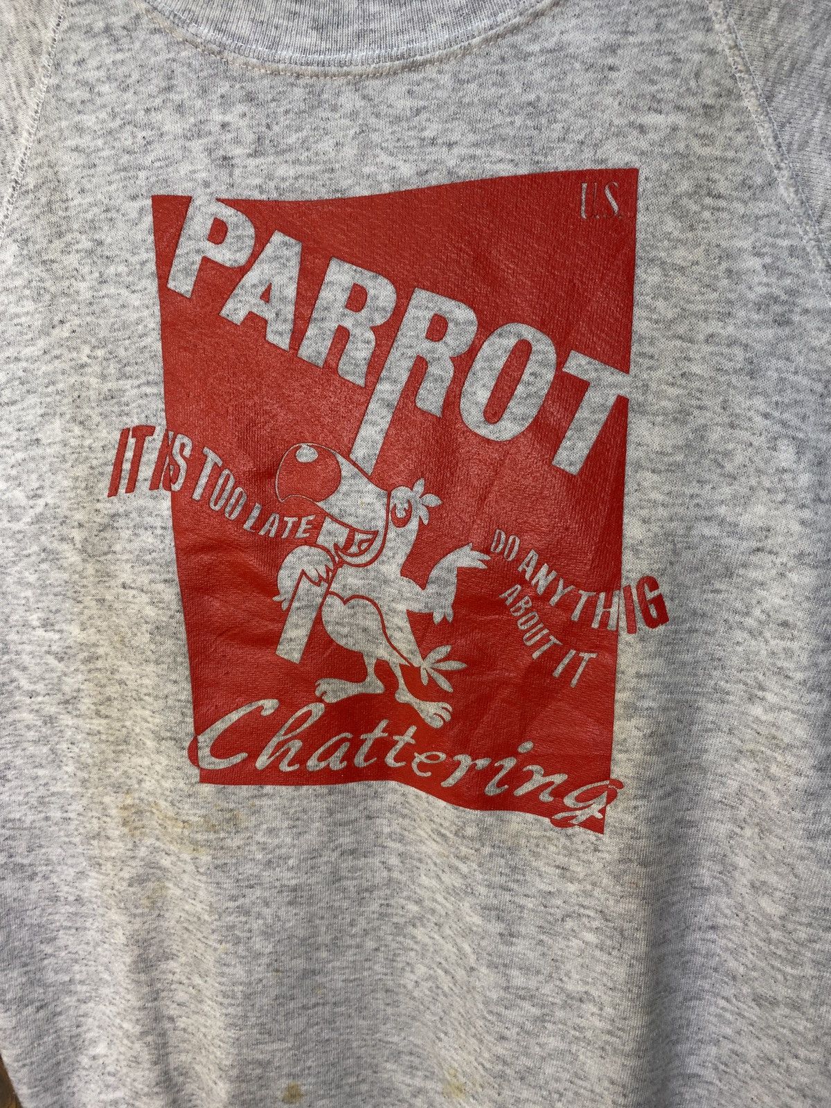 Alexander Julian × Vintage Vintage pearl parrot chattering crewneck sweatshirt Size US S / EU 44-46 / 1 - 8 Thumbnail