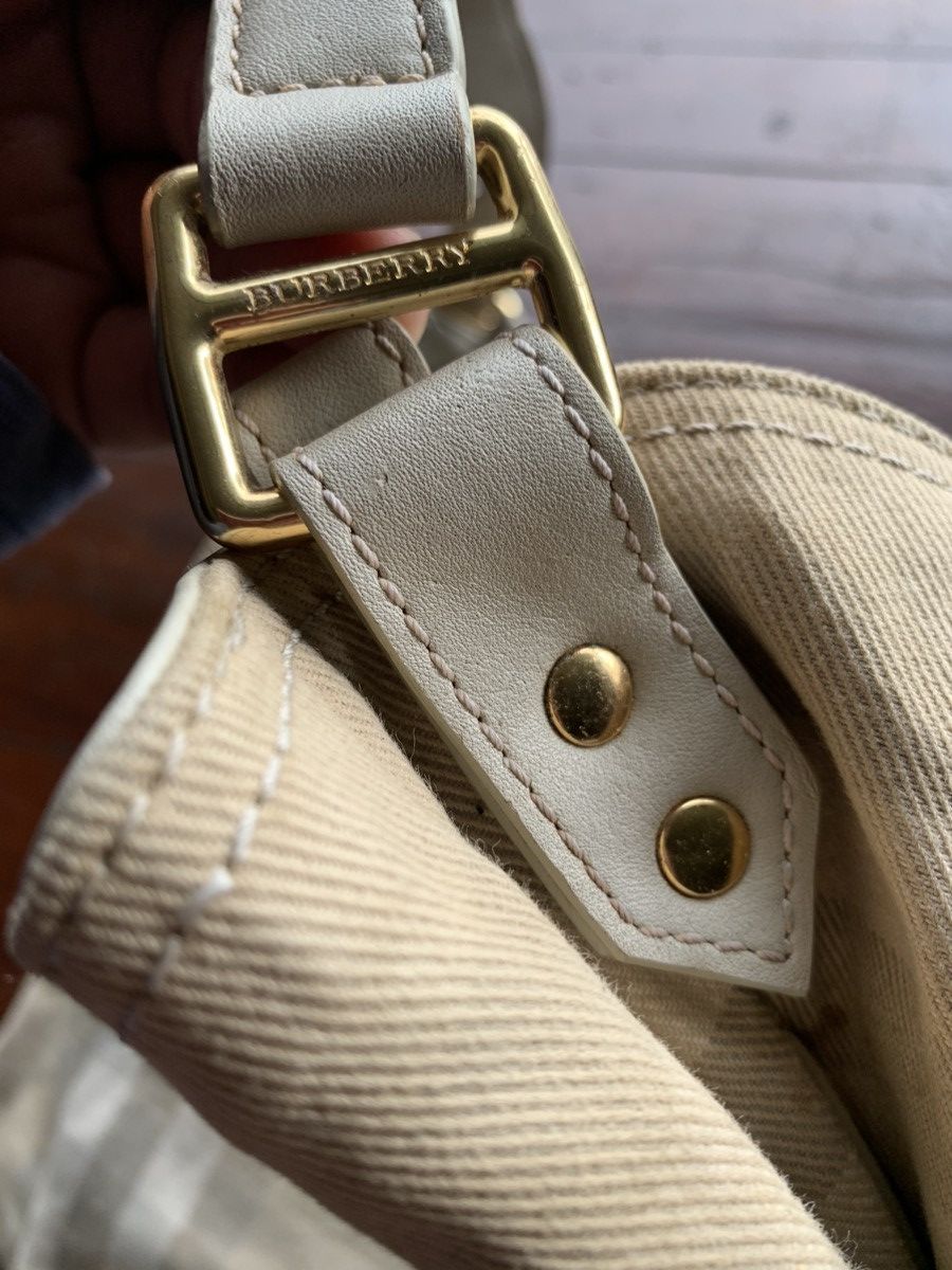 Burberry Burberry prorsum handbag leather canvas Size ONE SIZE - 11 Thumbnail
