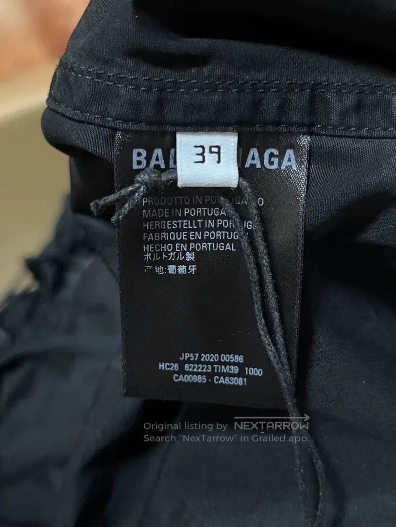 Balenciaga Balenciaga size 39 Hooded logo windbreaker jacket Size US S / EU 44-46 / 1 - 5 Thumbnail