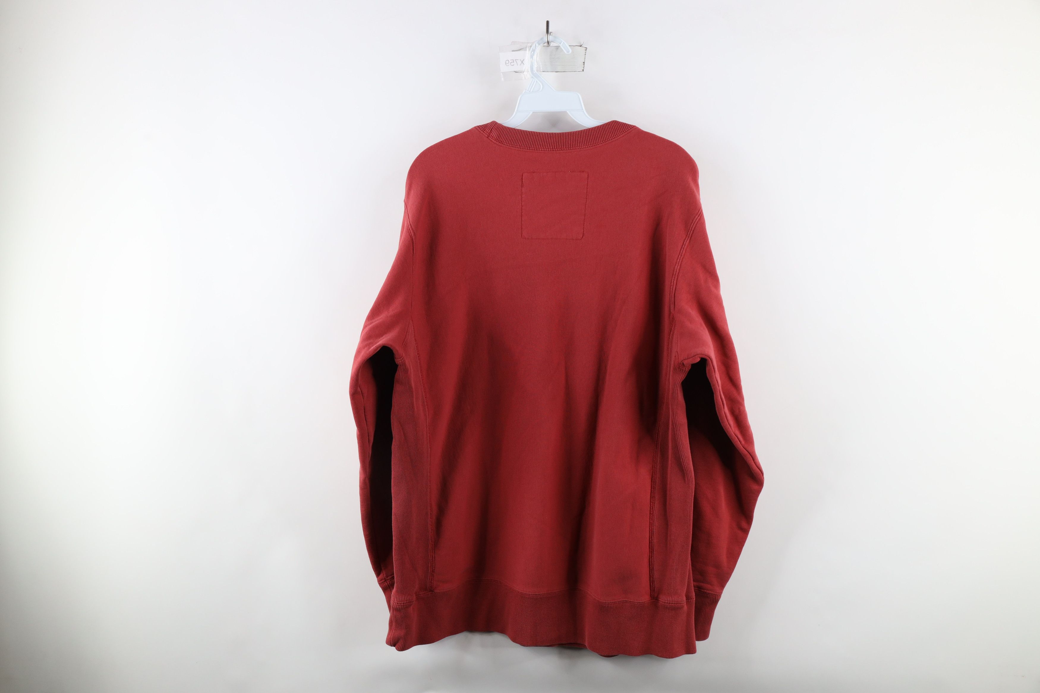 Eddie Bauer × Vintage Vintage Eddie Bauer Spell Out Block Letter Sweatshirt Red Size US L / EU 52-54 / 3 - 10 Thumbnail