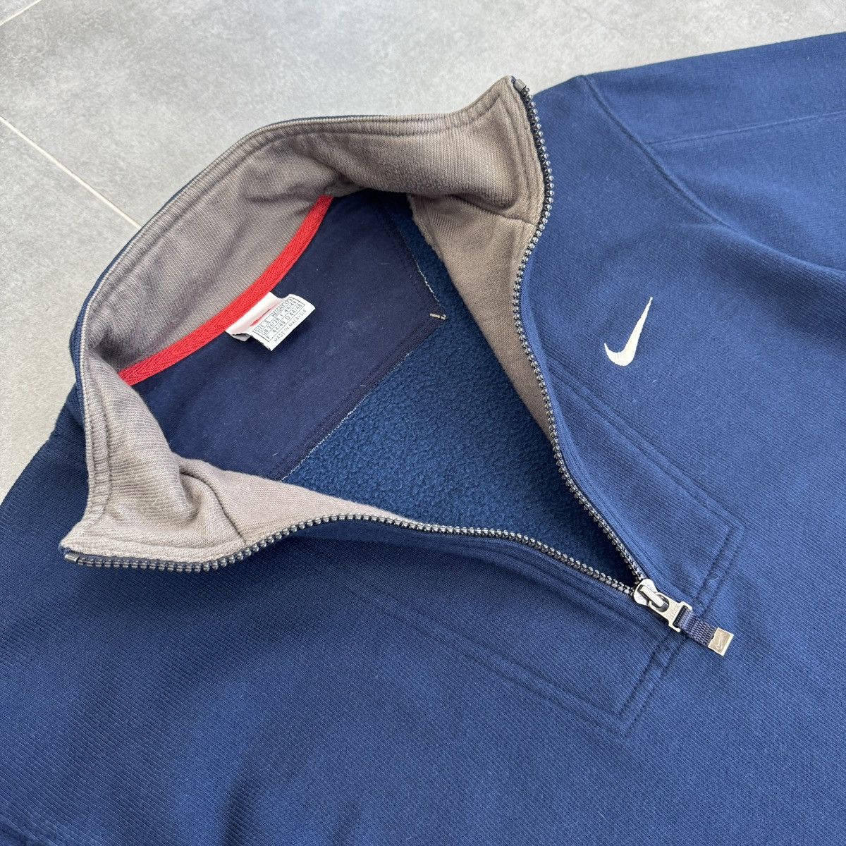 Nike Vintage Nike 1/3 Zip Pullover Sweatshirt Embroidered Logo Size US S / EU 44-46 / 1 - 11 Thumbnail
