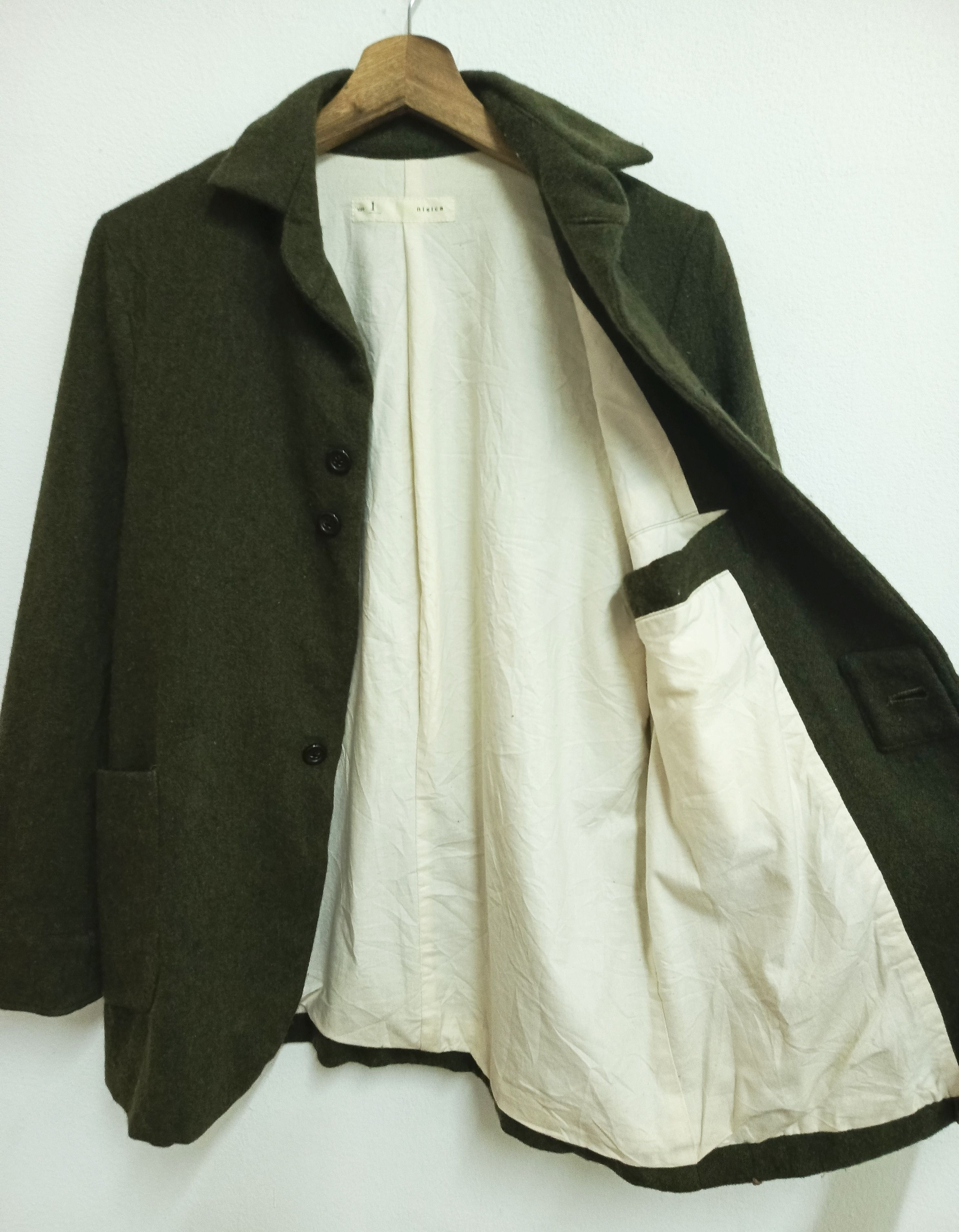 Designer × Japanese Brand Nisica Japan Sack Jacket / Coat - light wool blend Size 34S - 9 Thumbnail