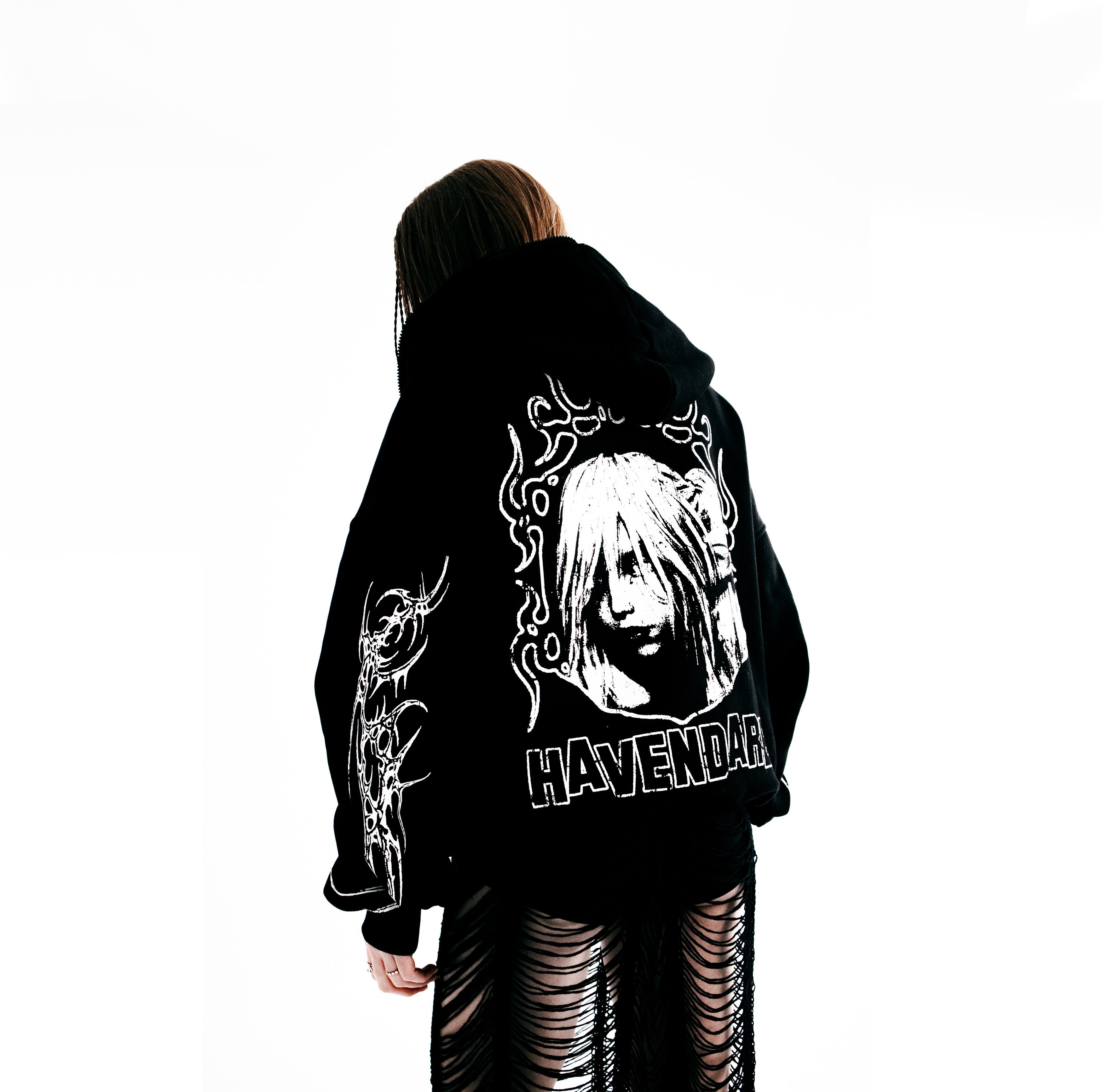 Designer HAVENDARE DARK FANTASY FULL ZIP HOODIE BRAND NEW Size S / US 4 / IT 40 - 9 Thumbnail