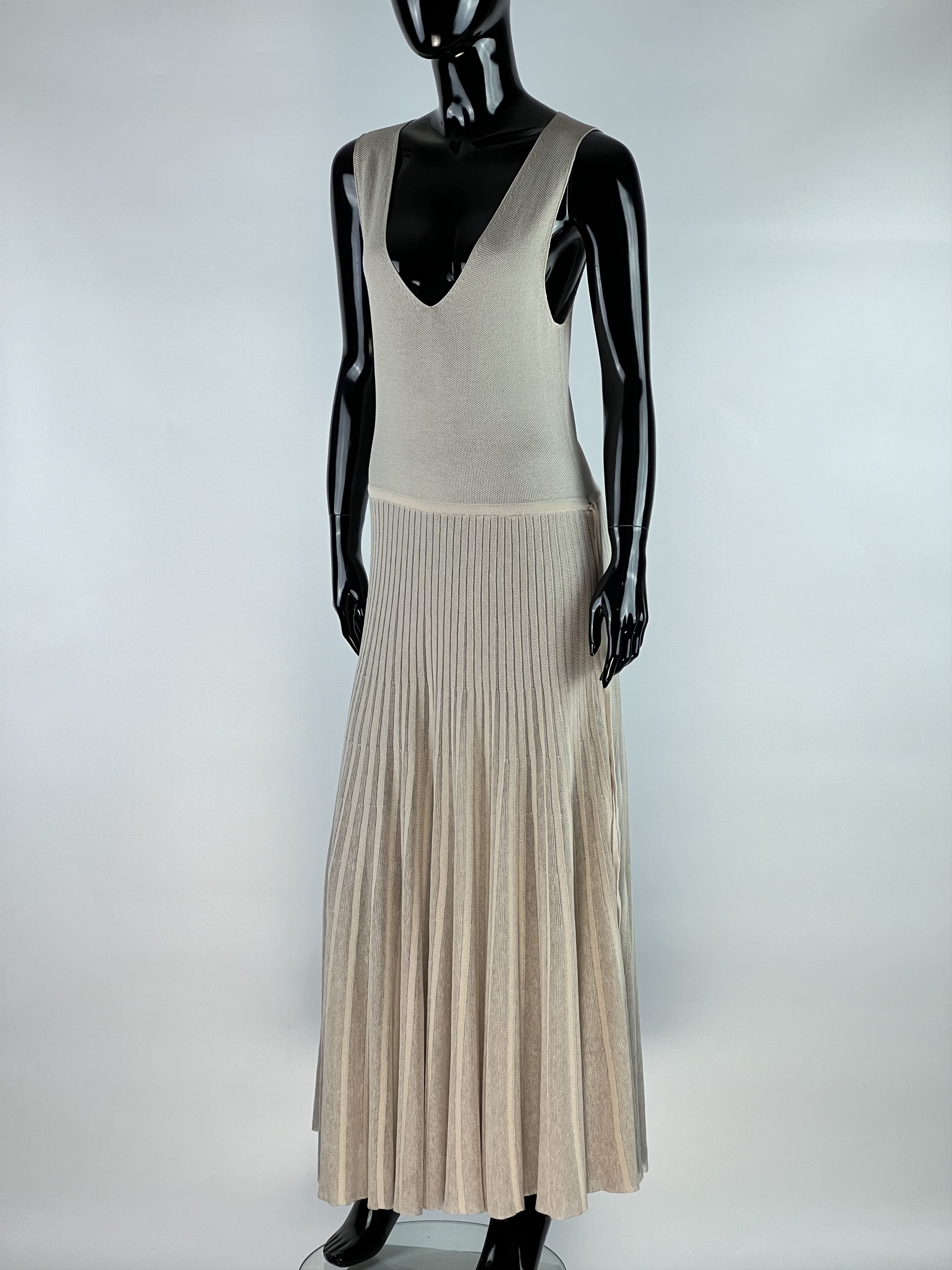 Other Falconeri Knit Sleeveless Maxi Dress Size L Size L / US 10 / IT 46 - 1 Thumbnail