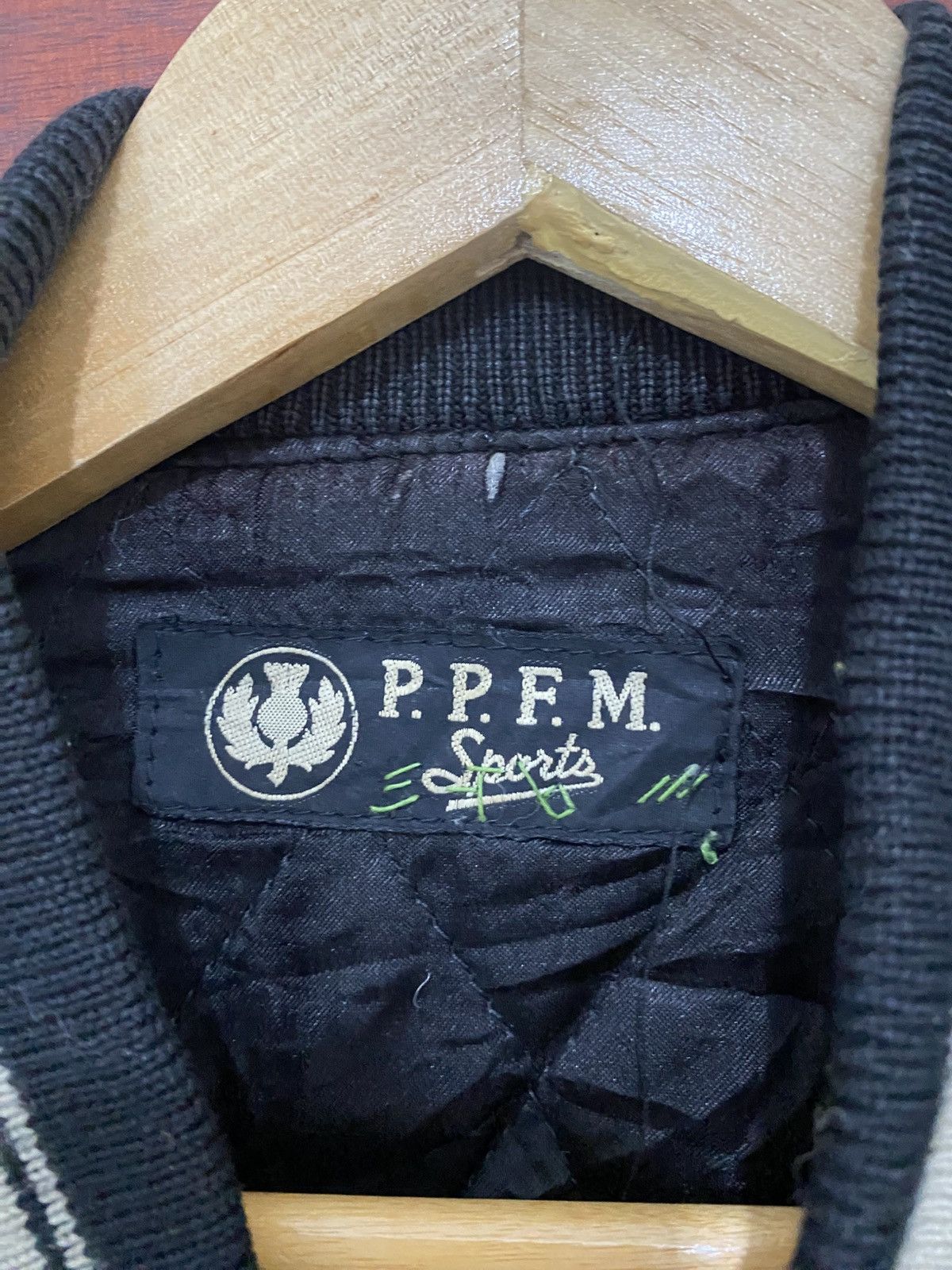 PPFM PPFM Wool Sleeve Leather Varsity Made Japan Size US M / EU 48-50 / 2 - 13 Thumbnail