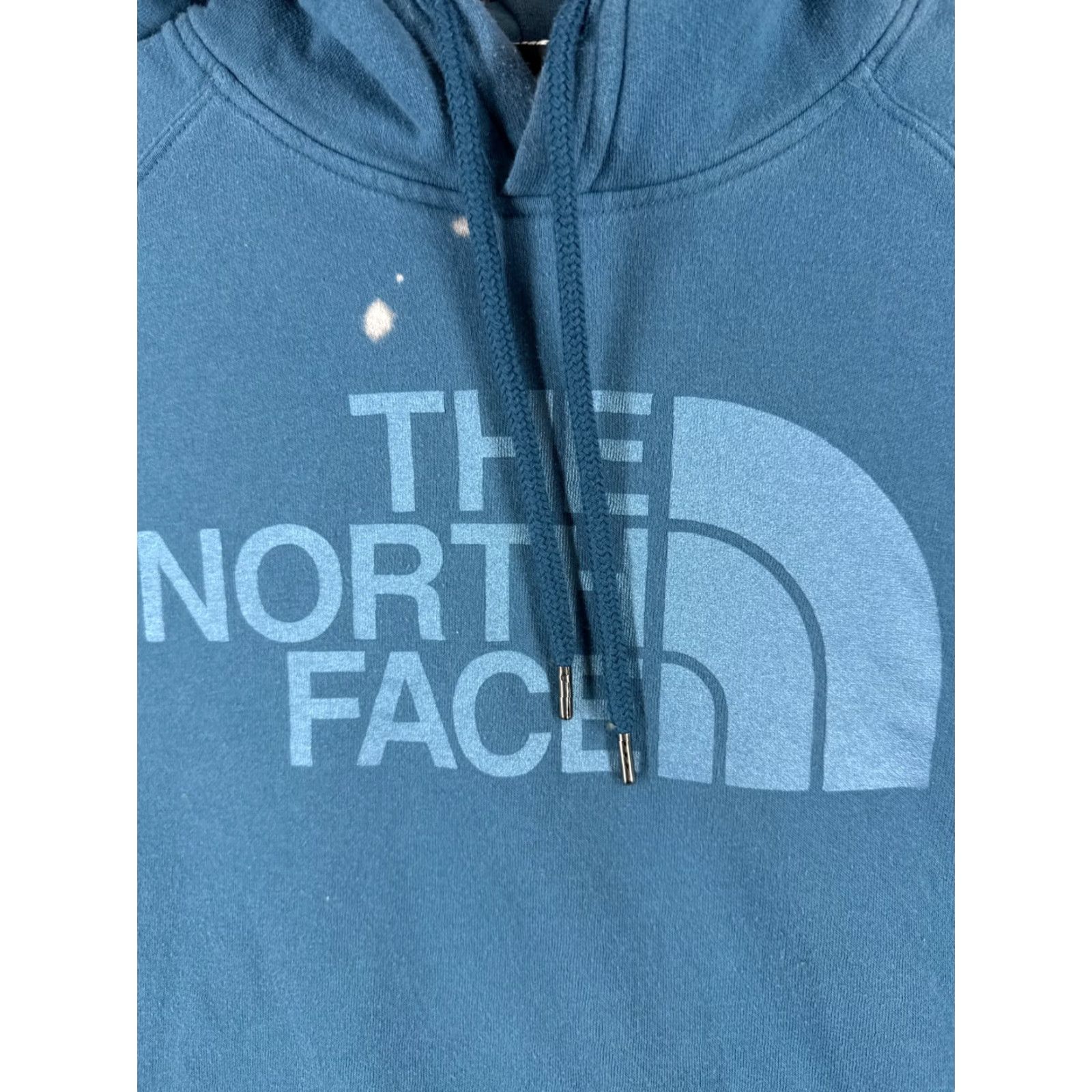 The North Face The North Face Hoodie Womens L Blue Pullover Hoodie Pockets Logo Cotton Sweatshirt Regular Fit Size L / US 10 / IT 46 - 6 Thumbnail