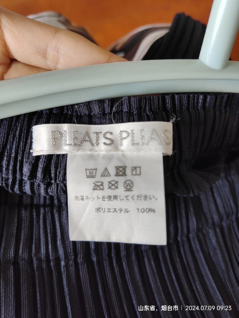 Issey Miyake issey miyake size:2 Navy blue pleated pants Size 42" / US 20 - 2 Thumbnail