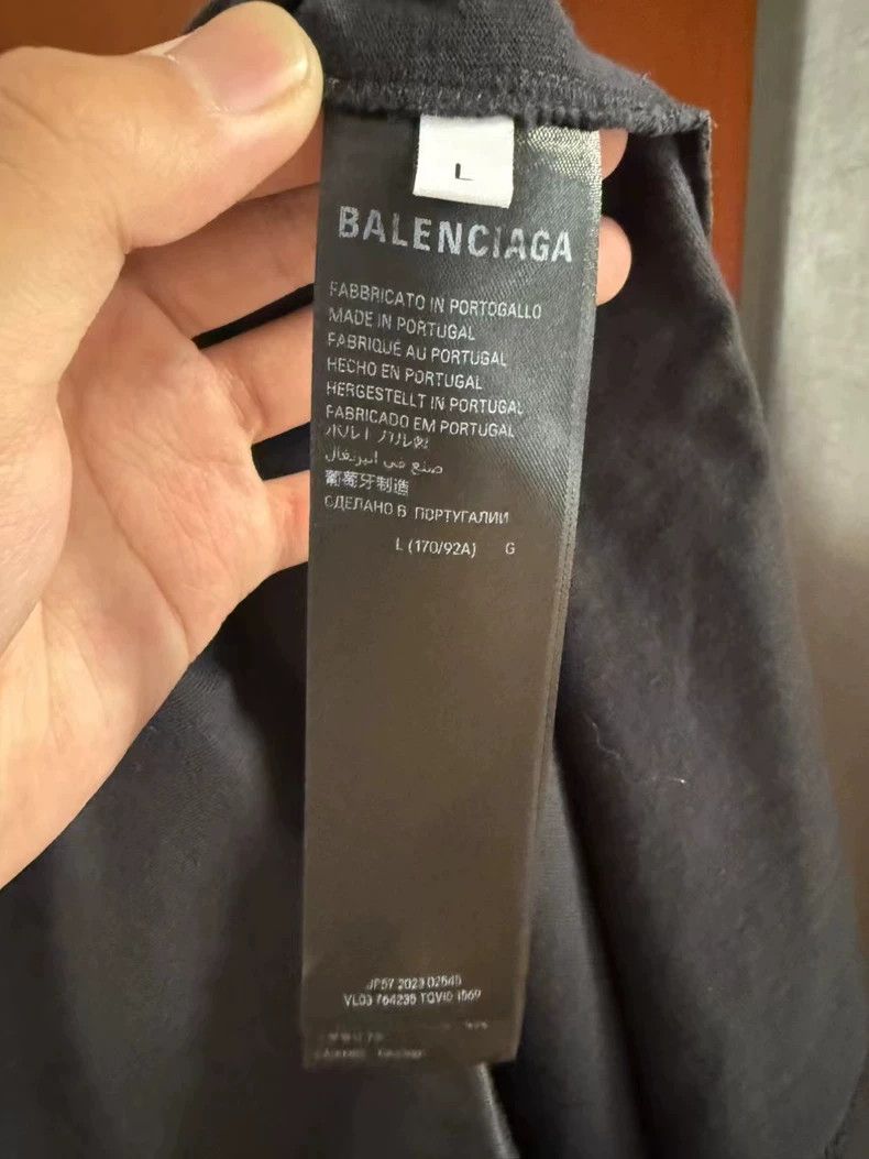 Balenciaga Balenciaga Burn Blur Coke Short Sleeves Size US L / EU 52-54 / 3 - 4 Thumbnail