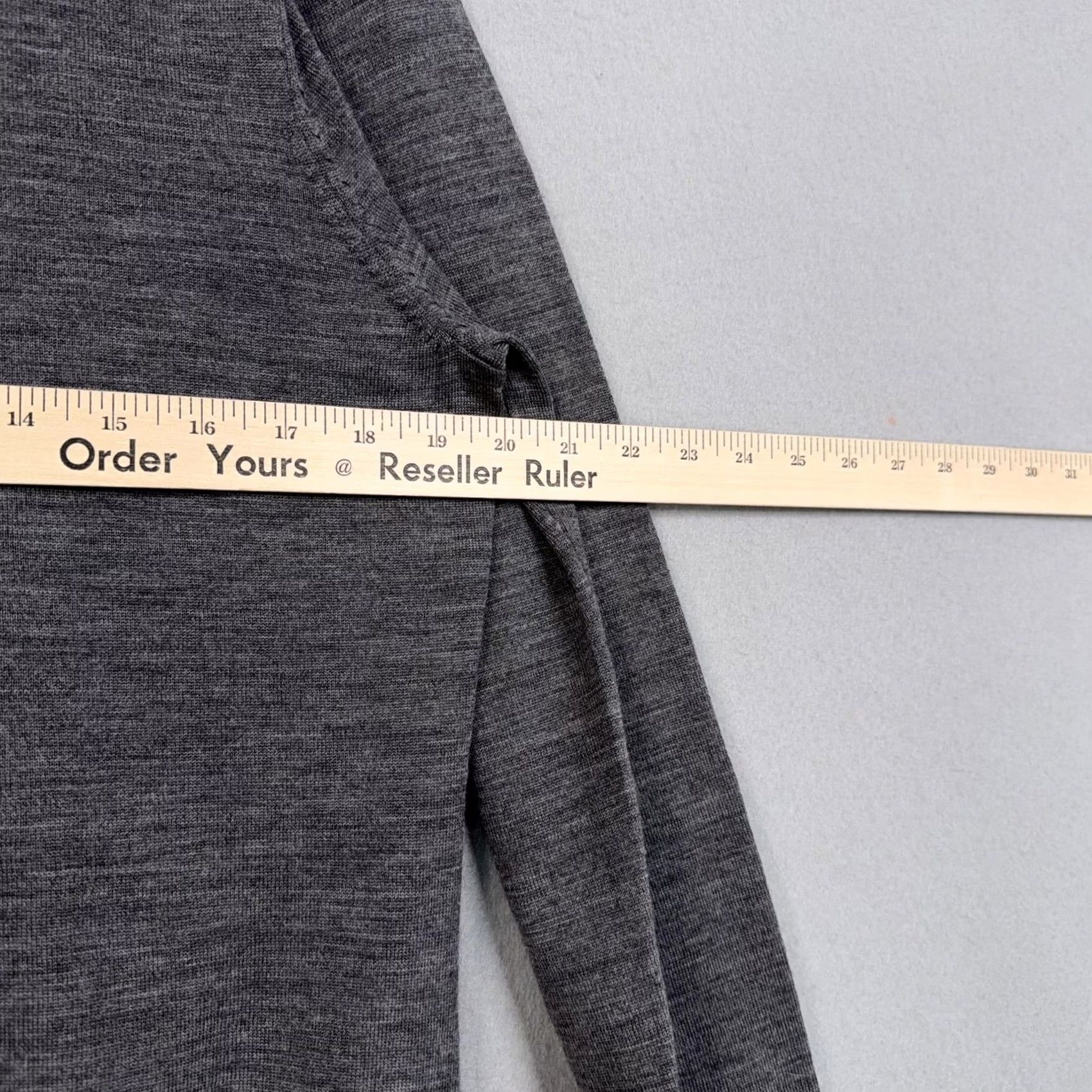 Charter Club Charter Club Sweater Womens XL Gray Wool Turtleneck Lightweight Knit Pullover Size XL / US 12-14 / IT 48-50 - 6 Thumbnail