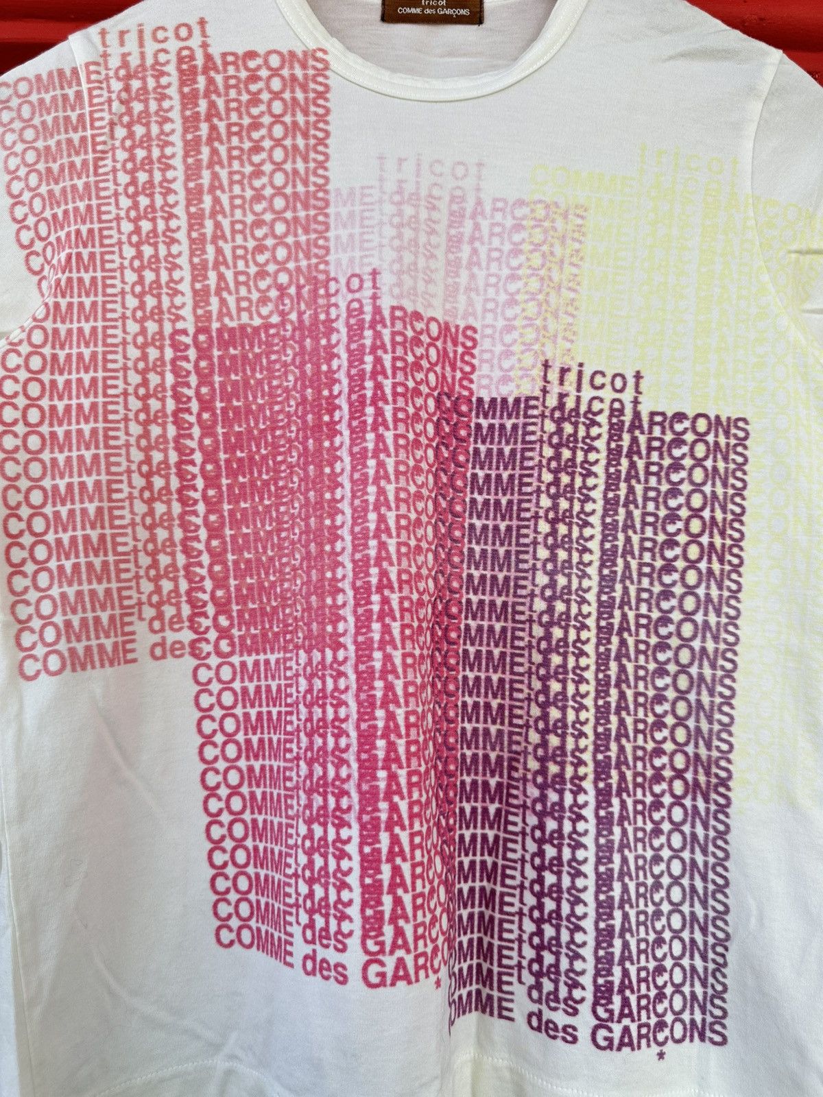 Tricot Comme des Garcons Rare Vintage 90s Tricot Comme des Garcons Tee Size S / US 4 / IT 40 - 2 Thumbnail