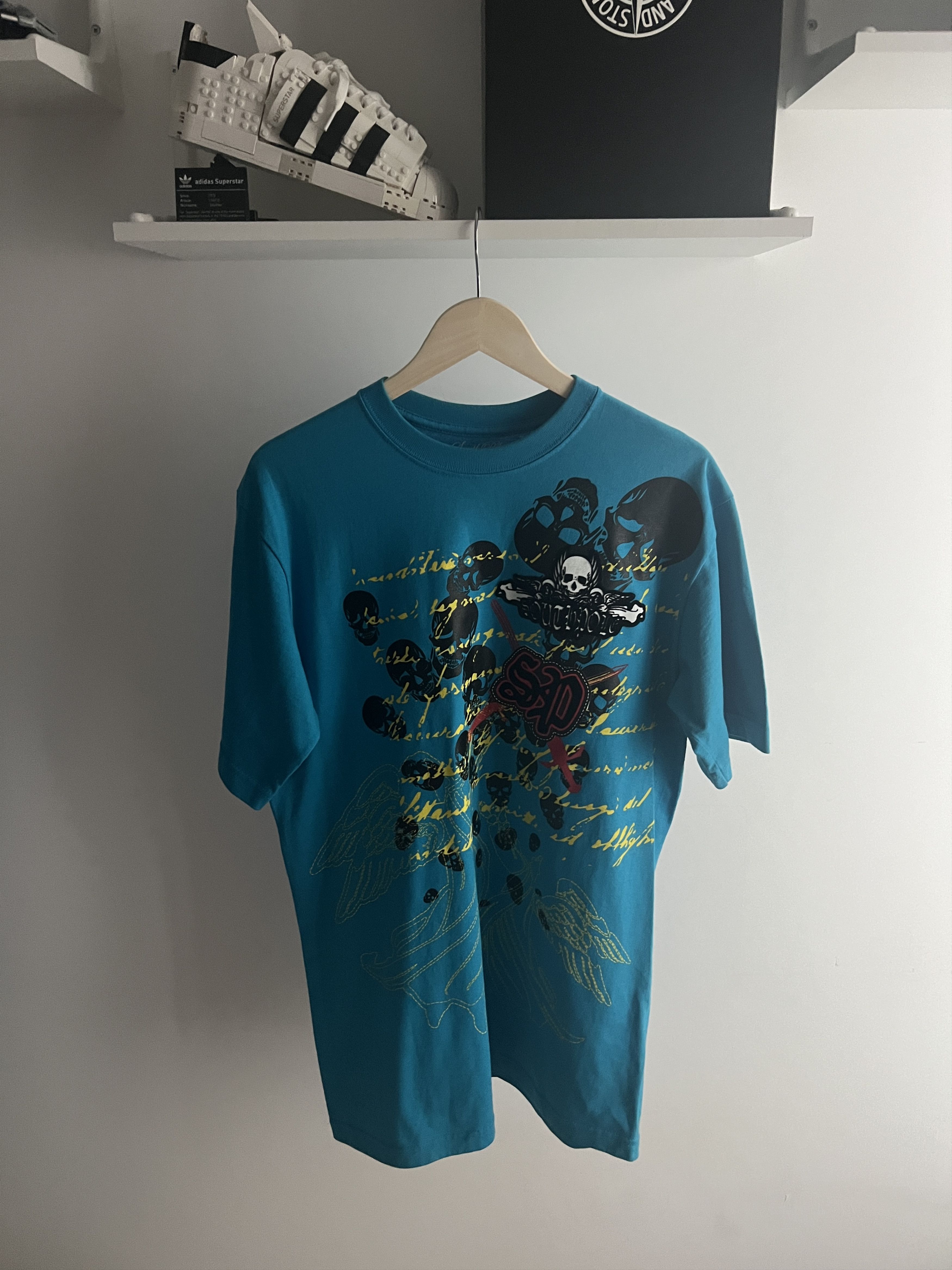 Enyce × Southpole × Vintage South Pole Graphic Skull Enyce Y2K USA T Shirt Vintage Size US M / EU 48-50 / 2 - 1 Thumbnail