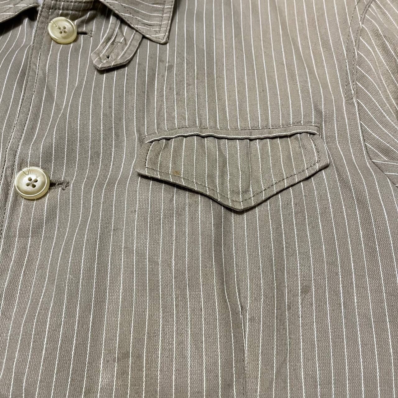 Kansai Yamamoto Vintage Kansai Jeans Chore Hickory Striped Jacket Size US L / EU 52-54 / 3 - 7 Thumbnail
