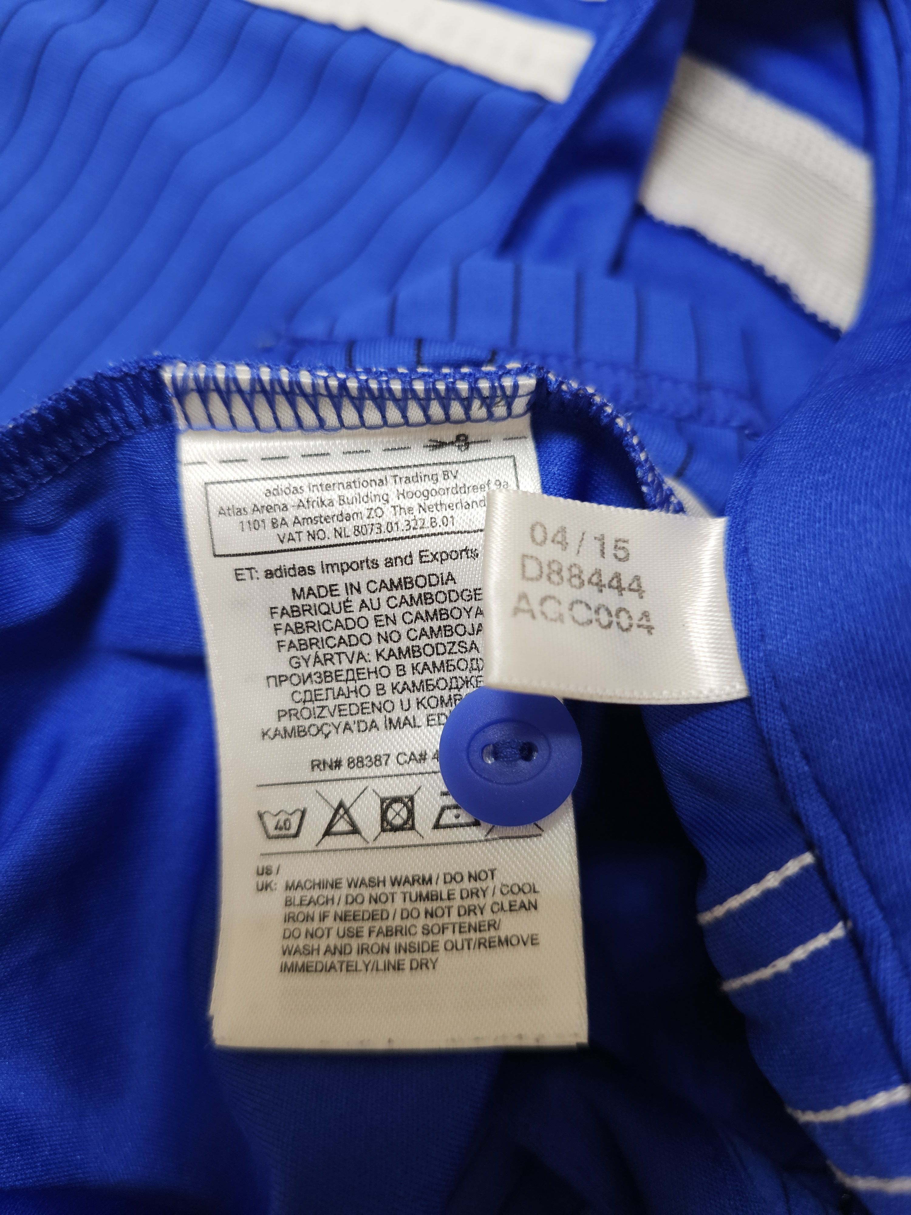 Adidas SCHALKE 04 2015 2016 HOME FOOTBALL GERMANY SOCCER JERSEY Size US XL / EU 56 / 4 - 7 Thumbnail