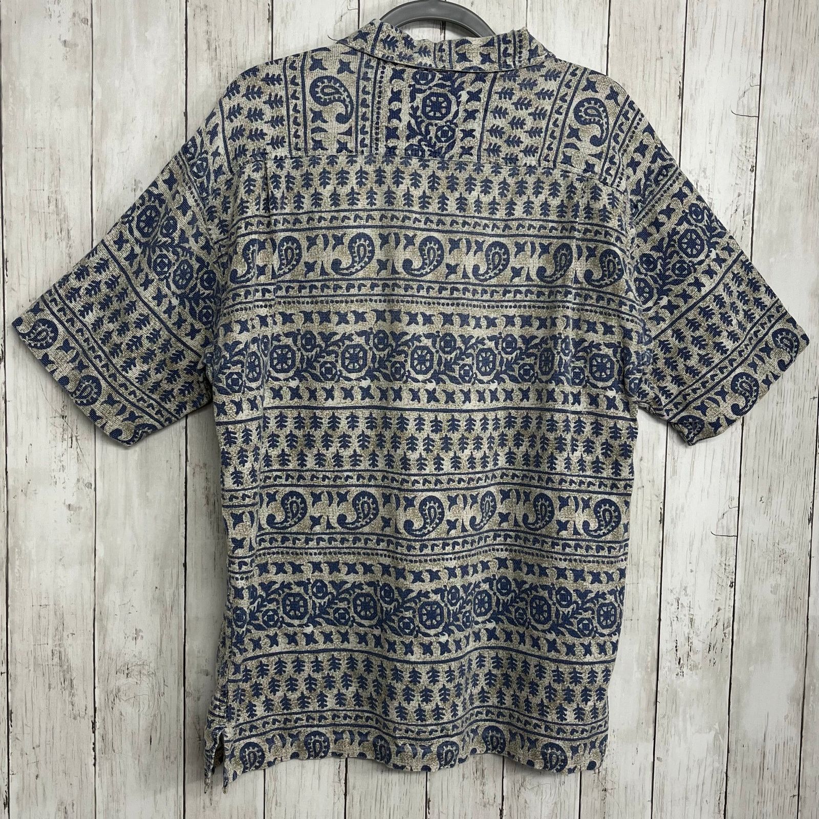 Vintage Vintage Sostanza 90s Blue Cotton Button Down Shirt Size US L / EU 52-54 / 3 - 2 Thumbnail