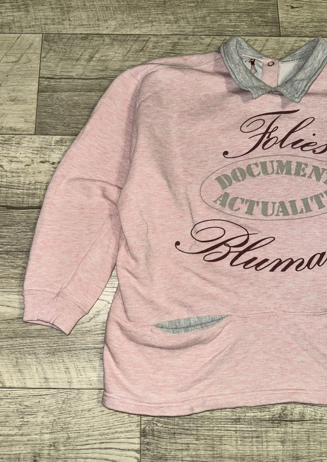 Blumarine Blumarine Vintage Sweatshirt Pink Rare Size L / US 10 / IT 46 - 4 Thumbnail