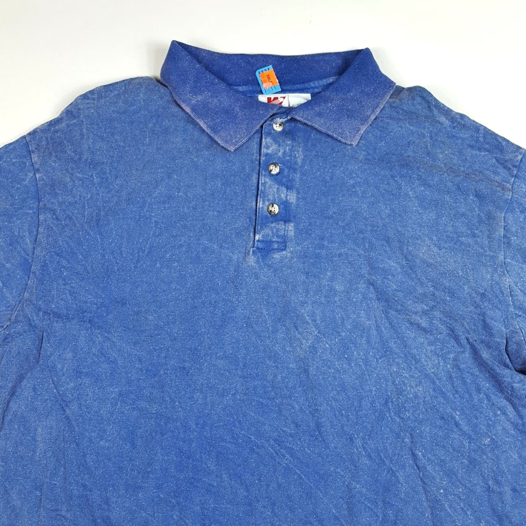 Vintage VINTAGE Whang Polo Shirt Men 2XL Blue Collared Short Sleeve Knit 90s Grunge Surf Sports Regular Shirt Size US XXL / EU 58 / 5 - 2 Thumbnail