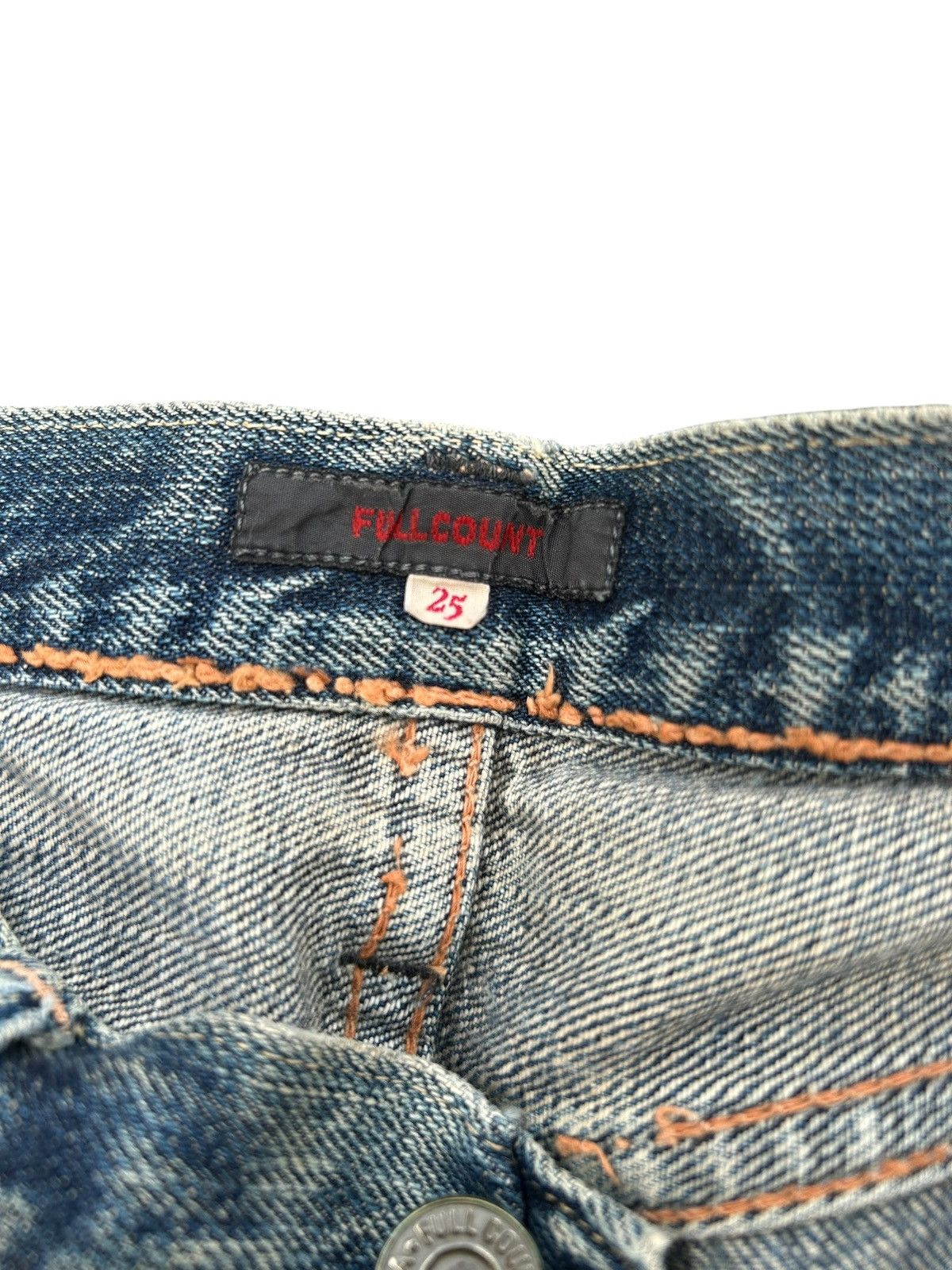 Kapital Vintage Full Count Selvedge Distressed Lowrise Denim Jeans Size US 28 / EU 44 - 9 Thumbnail