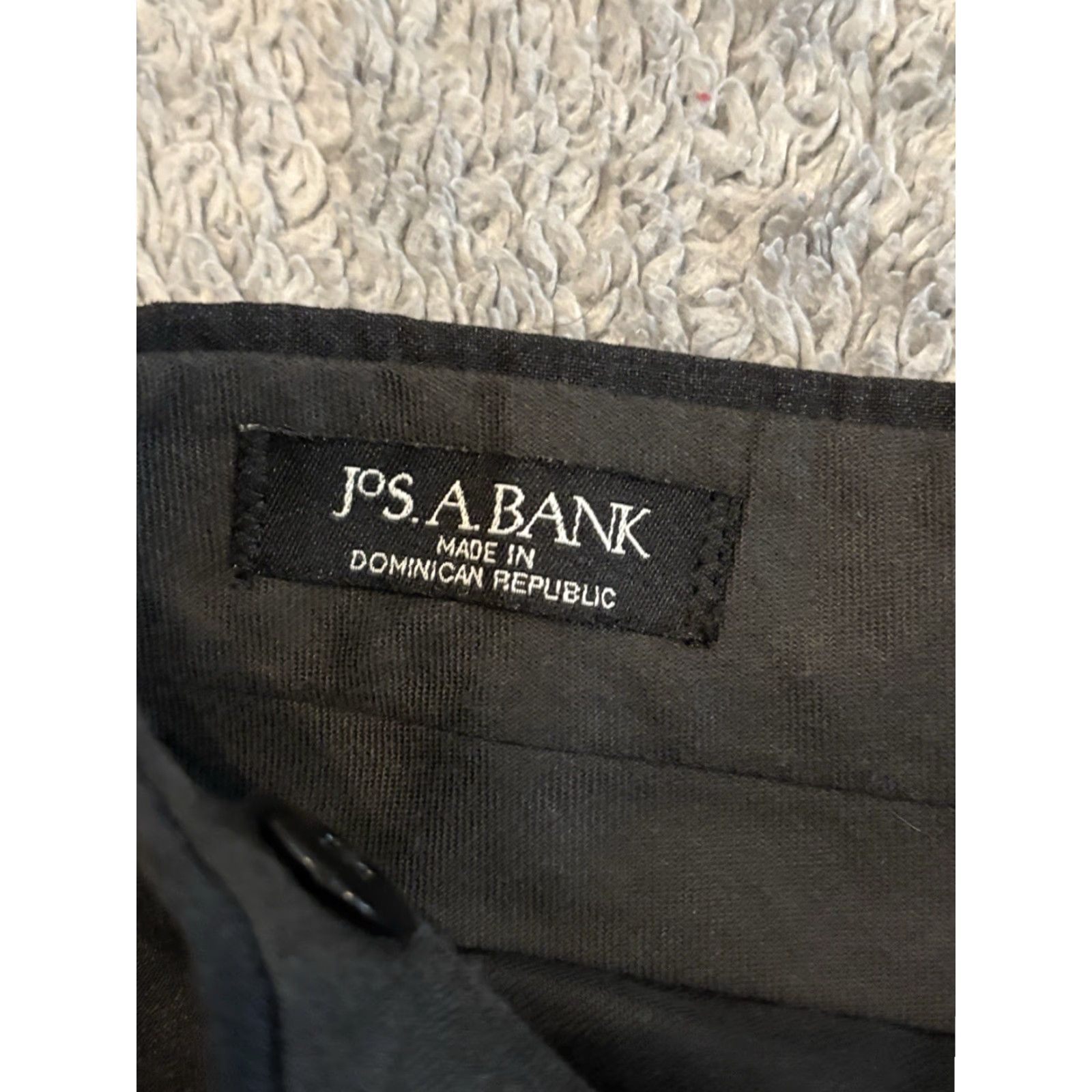 Jos. A. Bank VINTAGE? No. Jos. A. Bank Pants Mens 35R Black 100% Wool Trousers Slacks Career Office Dress Pants Men's Regular Black 35R Wool Woolen? Size US 35 - 2 Thumbnail