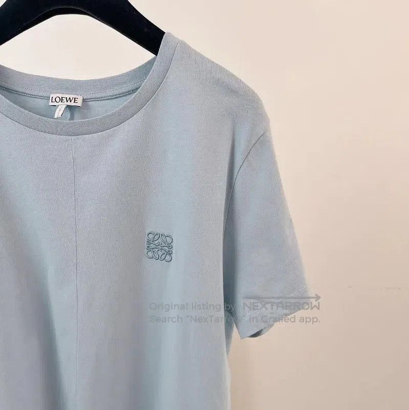 Loewe Loewe Summer Blue Cotton Short Sleeve T-Shirt . Size S / US 4 / IT 40 - 2 Thumbnail