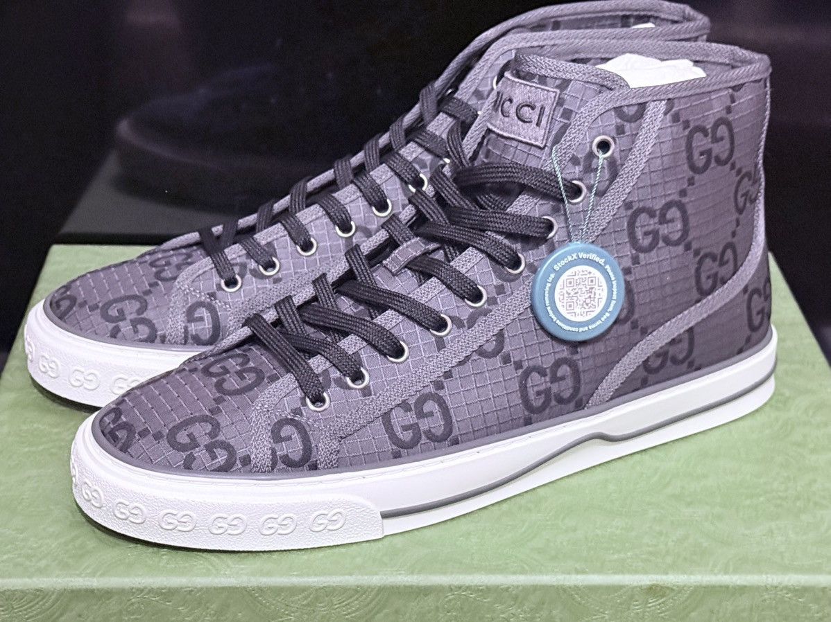 Gucci Size 10.5 US - Gucci Tennis 1977 High GG Monogram - Size US 10.5 / EU 43-44 - 1 Thumbnail