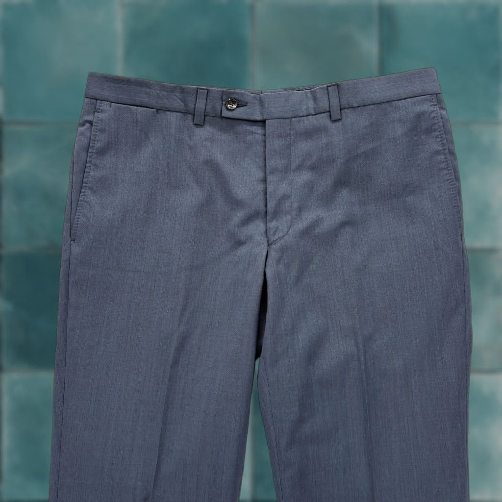 Ted Baker Ted Baker Jefferson Dress Pants Mens 38x32 Blue Wool Jacket? No, Pants. Size US 38 / EU 54 - 1 Thumbnail