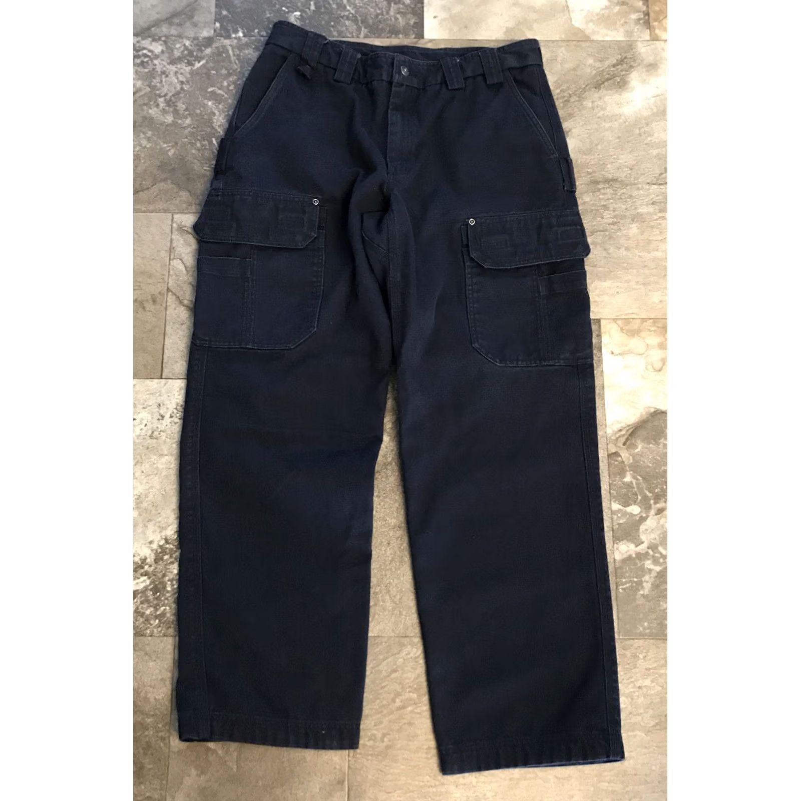 Denime Duluth 36x32 34W Relaxed Denim Jeans Blue Cotton Work Pants Straight Mens Size US 34 / EU 50 - 3 Thumbnail