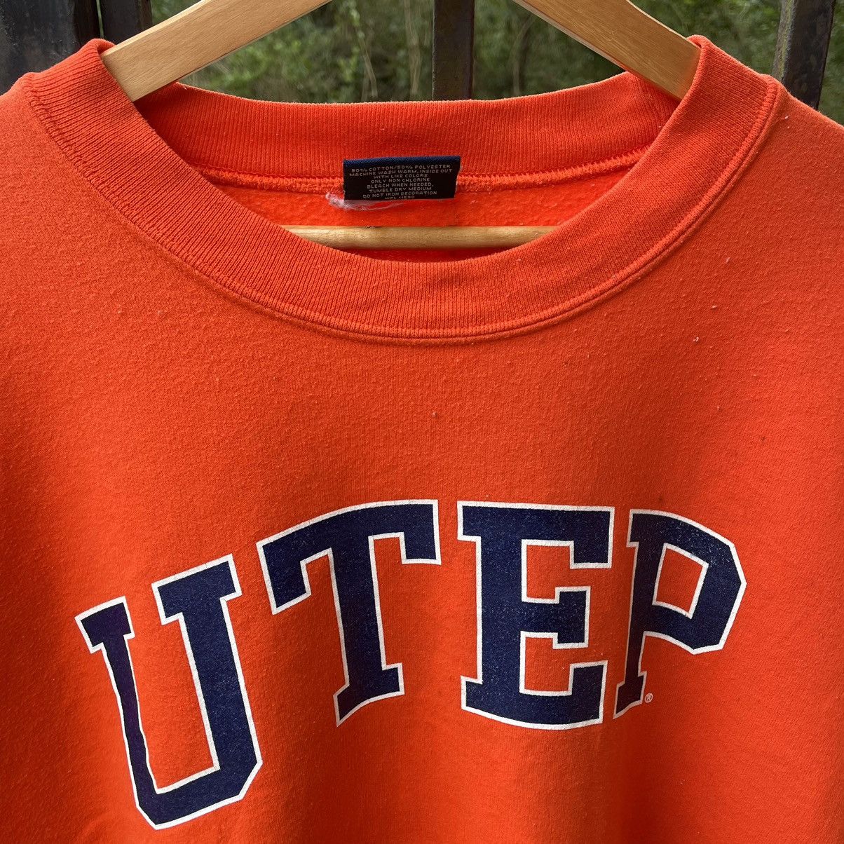 Vintage 🔥Vintage UTEP Miner El Paso University Big Logo Sweatshirts Size US L / EU 52-54 / 3 - 4 Thumbnail